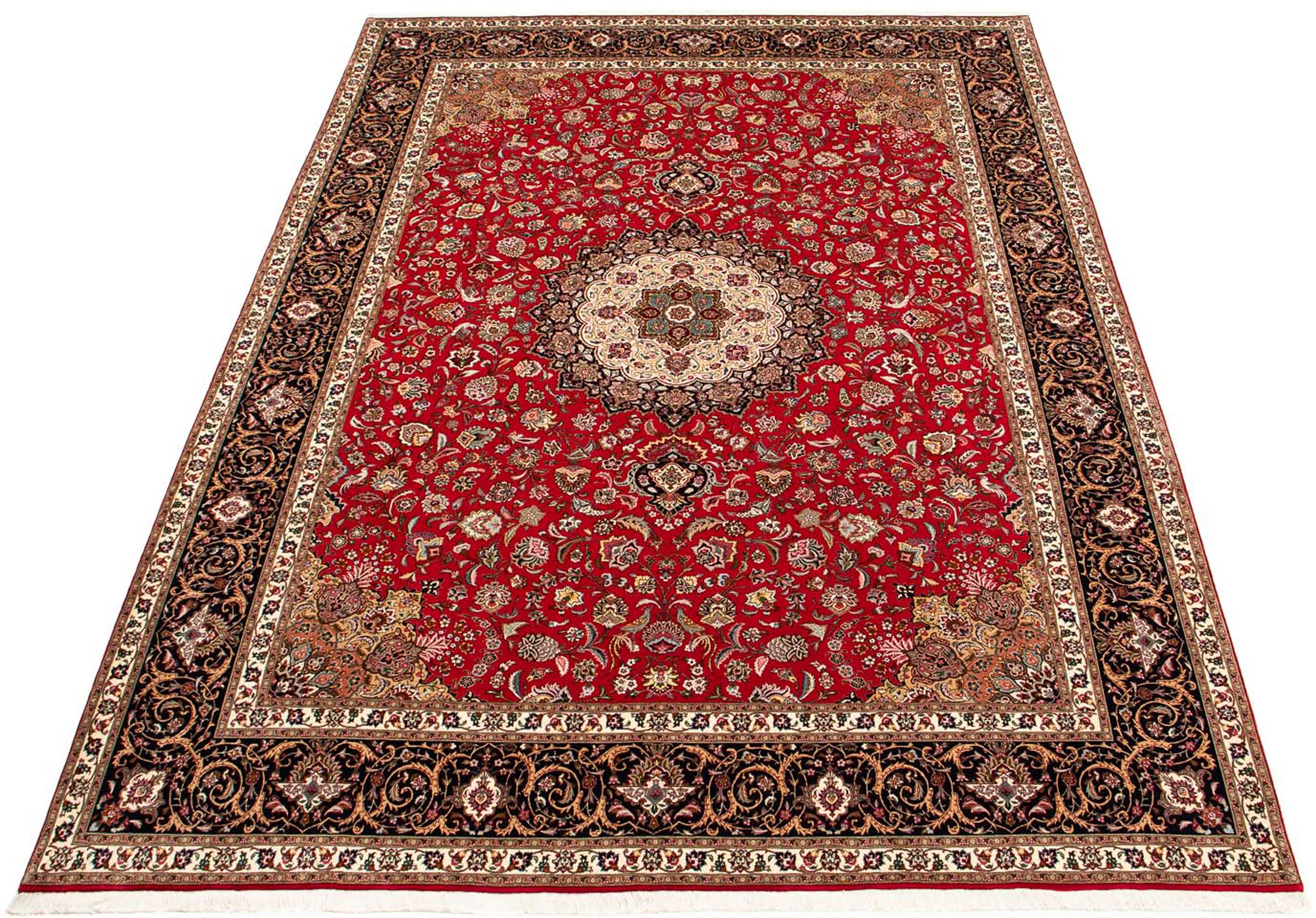 morgenland Orientteppich »Perser - Täbriz - Royal - 405 x 302 cm - rot«, re günstig online kaufen