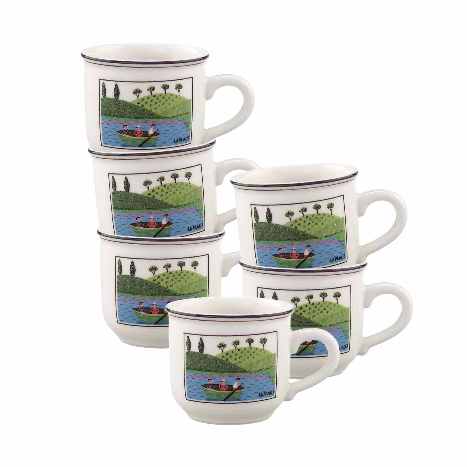 Villeroy & Boch Espressotasse »Mokka- / Espressotassen Design Naif 100 ml 6 günstig online kaufen