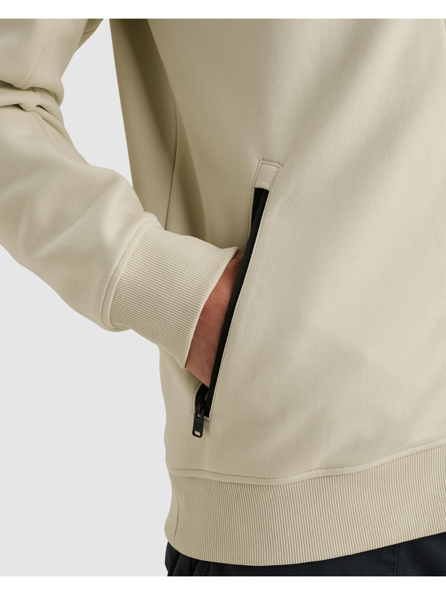 PME LEGEND Sweatjacke Seitliche Reißverschlusstaschen, vordere Passe mit dezenten Ziernähten