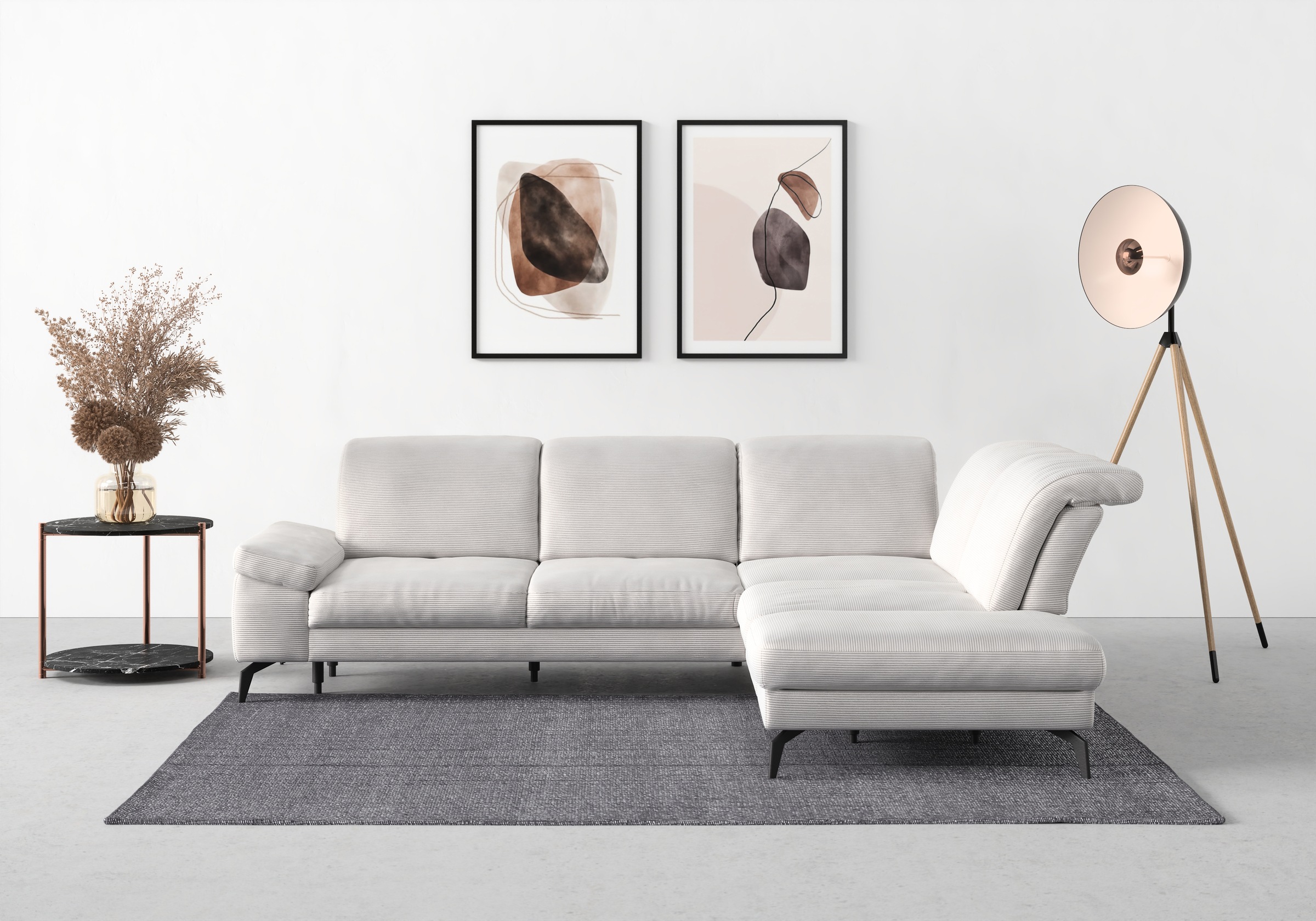 sit&more Ecksofa »Cabana L-Form«, Ottomane, wahlweise mit Sitztiefen-,Armle günstig online kaufen
