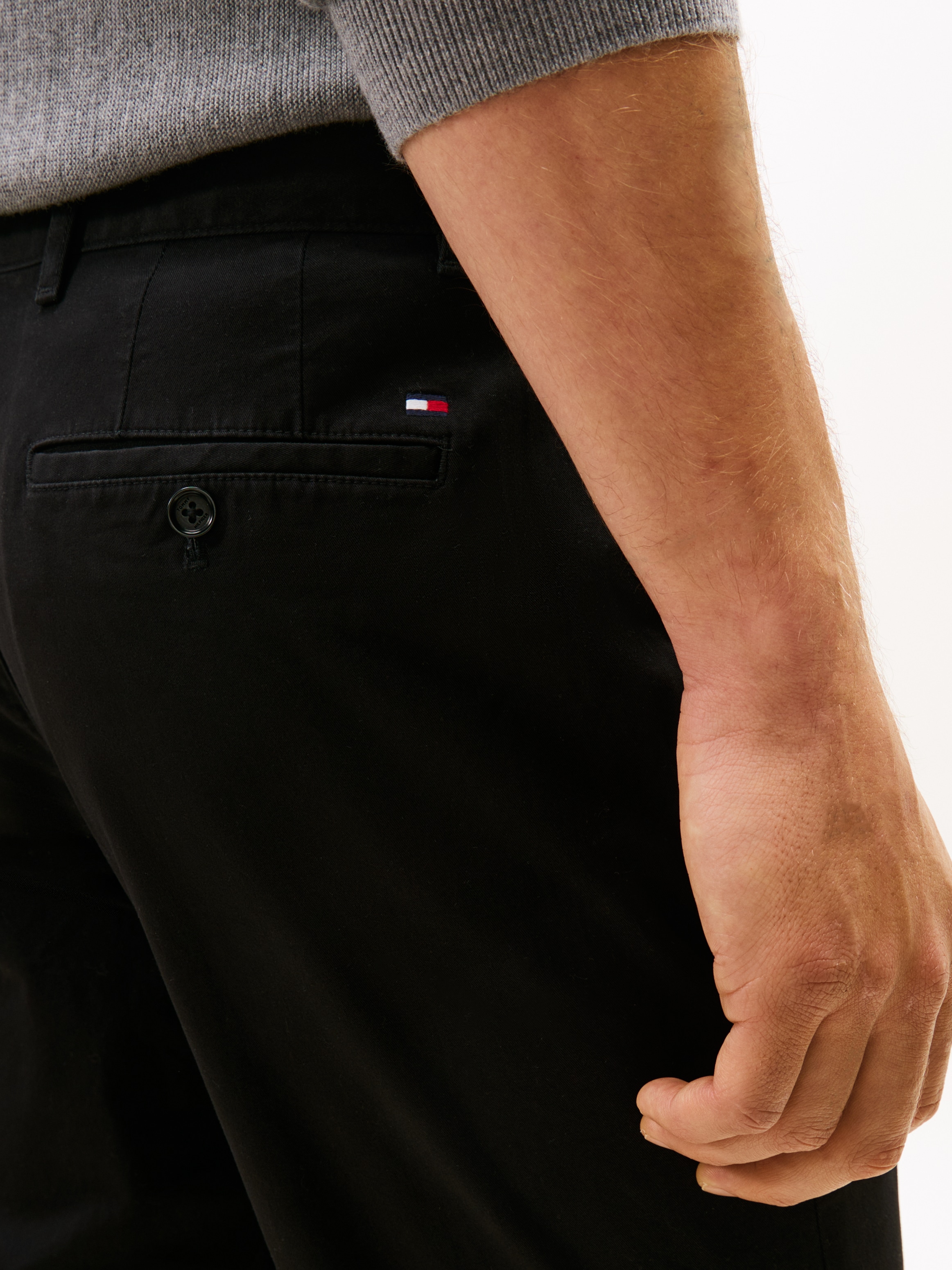 Tommy Hilfiger Chinohose »CORE DENTON ESSENTIAL«, Straight Fit, Baumwolle mit Stretch