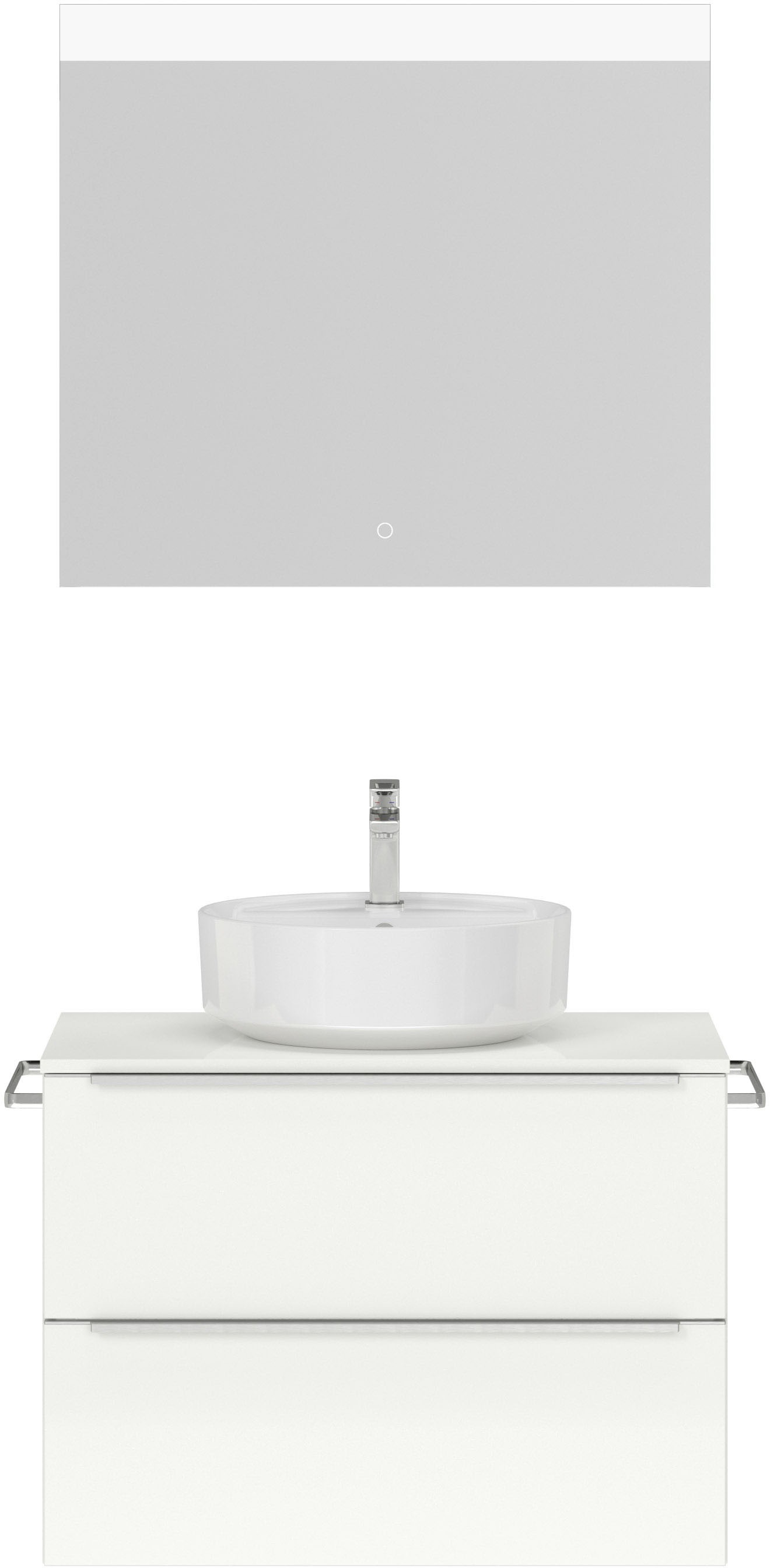 nobilia® Badmöbel-Set »Alvene« vormontiert, mit Soft-Close, 2 Stk. tlg. günstig online kaufen