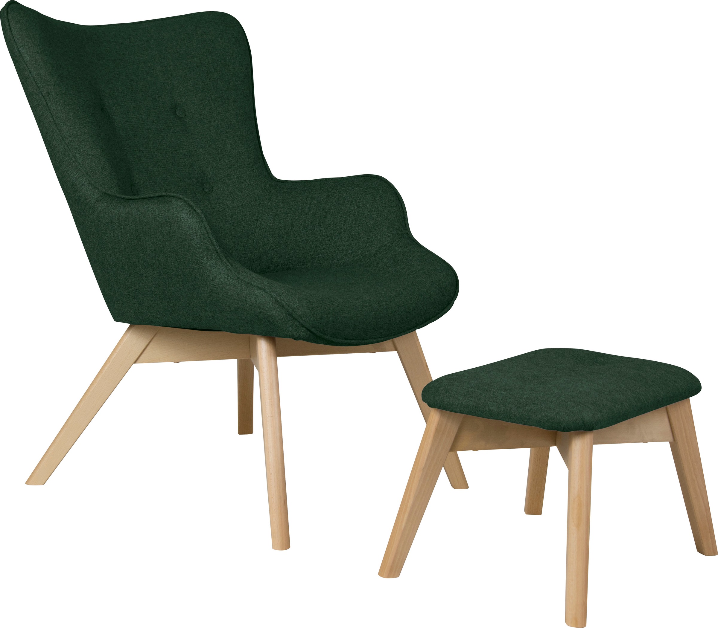 Home affaire Sessel »Nicko« wahlweise mit und ohne Hocker günstig online kaufen