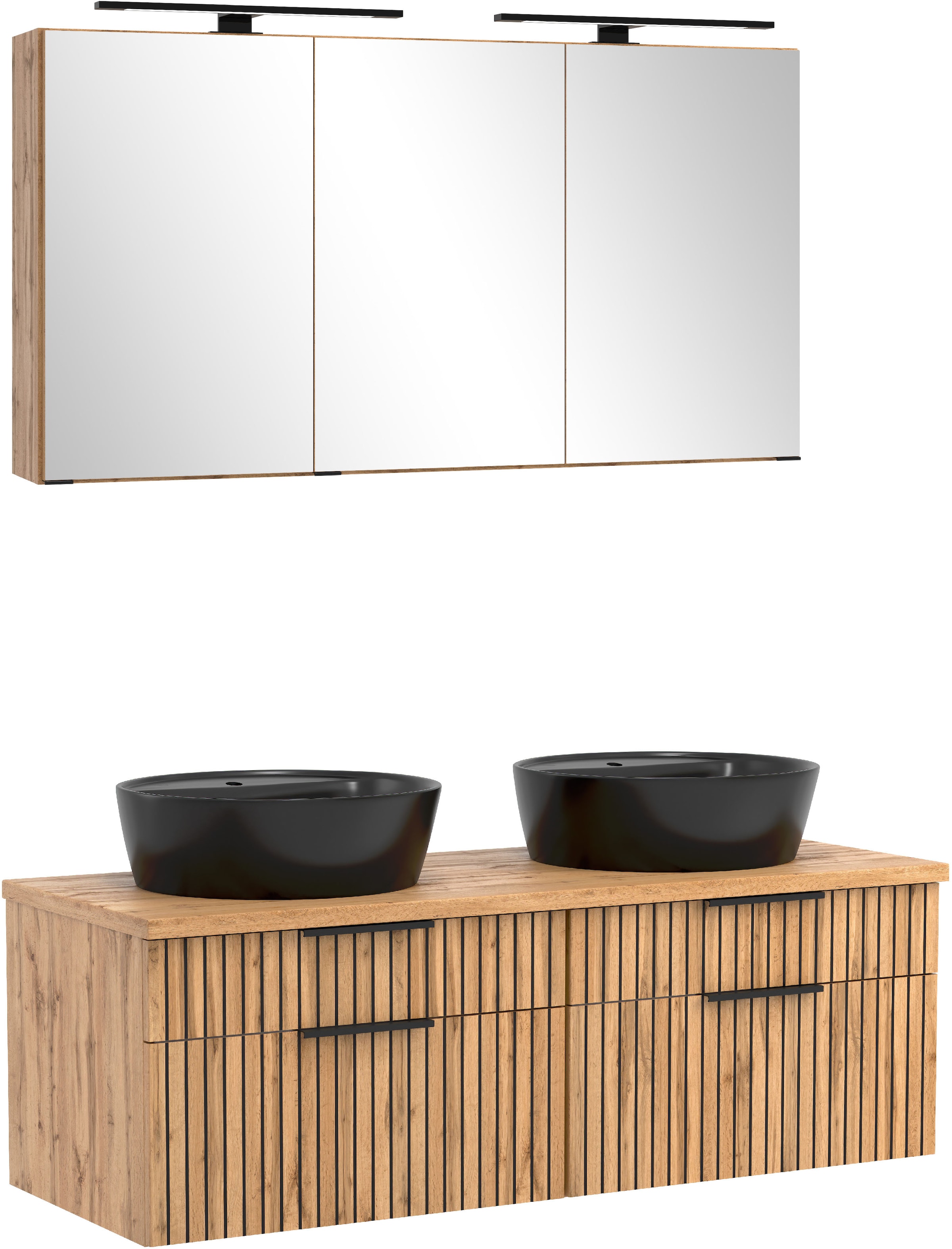 welltime Badmöbel-Set »Welltime, Carlton Waschtisch-Set, 80 oder 120 cm, ge günstig online kaufen