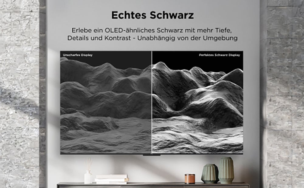 TCL Mini-LED-Fernseher »75Q6CX2« 189 cm/75 ″ Smart-TV 4K Multi-HDR Dolby Vision, 144Hz, ONKYO Dolby Atmos, Apple Airplay 2