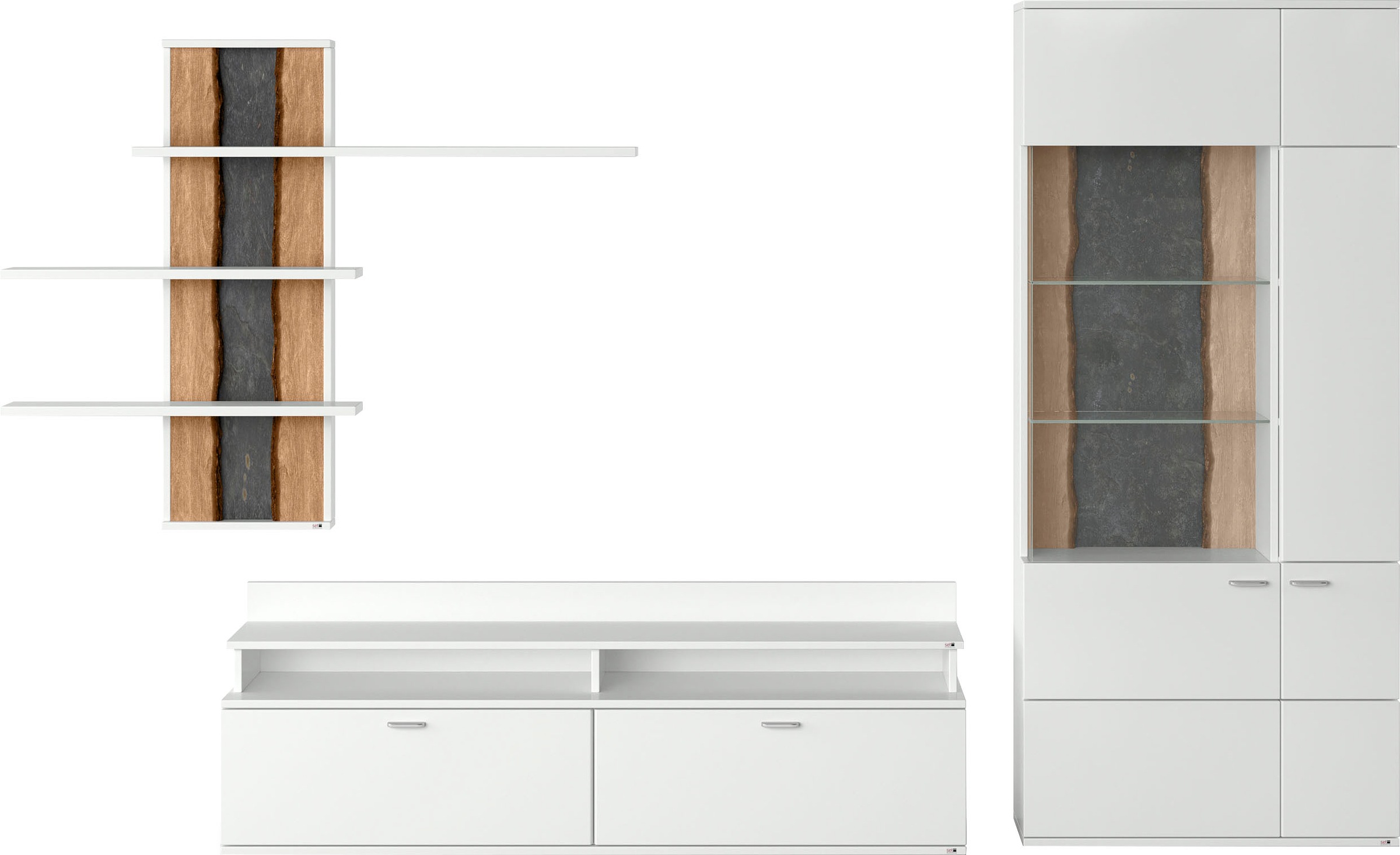 set one by Musterring Wohnwand »TACOMA« Set, 4 Stk. tlg. günstig online kaufen