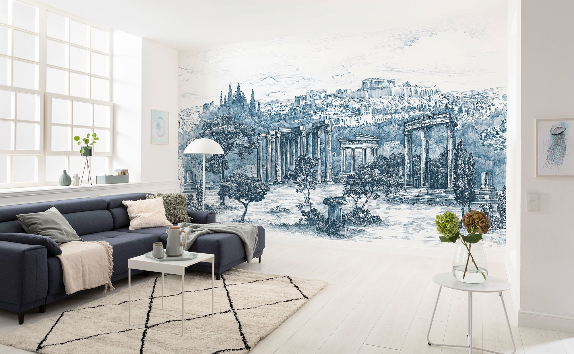 Komar Vliestapete »Digitaldruck Vlies - Ruins - Größe 400 x 250 cm«, bedruckt, Wohnzimmer, Schlafzimmer