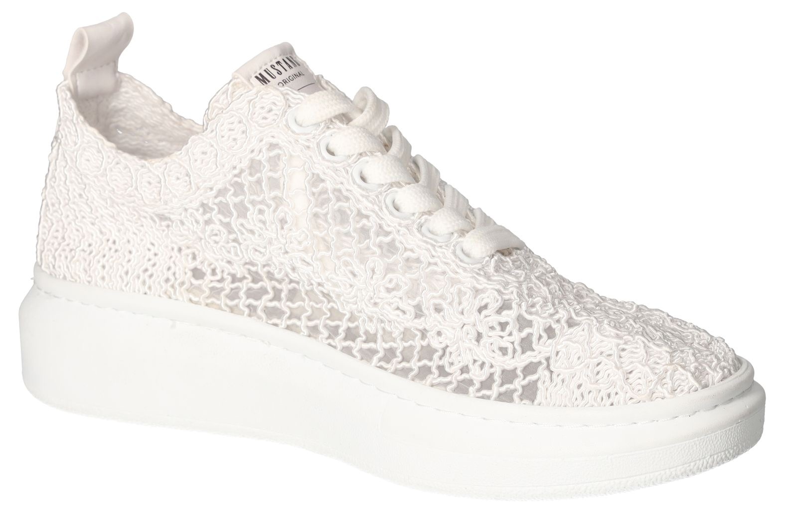 Mustang Shoes Sneaker, Plateausneaker, Schnürschuh mit Keilabsatz