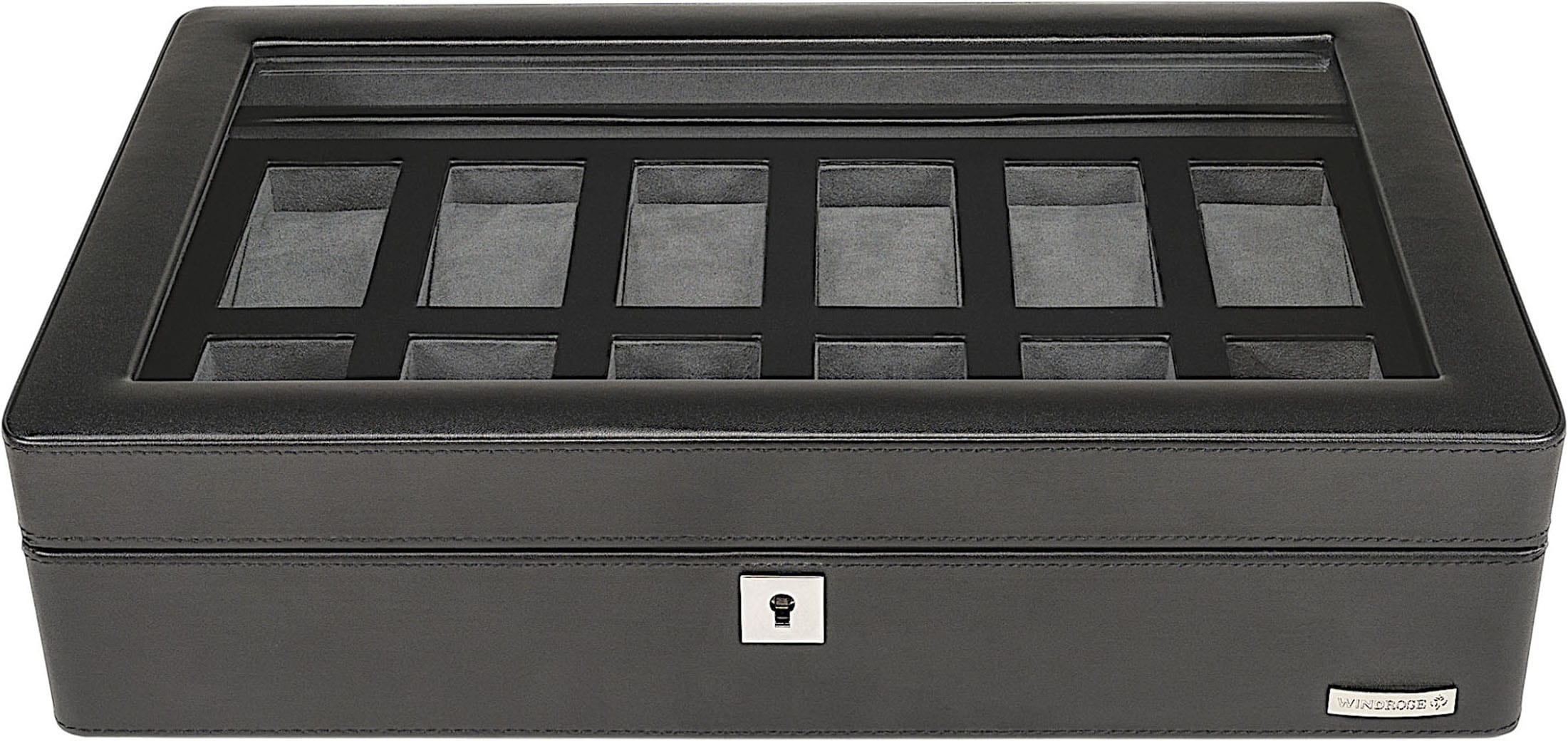 WINDROSE Uhrenbox »Tempora, 804022.08«, Aufbewahrung, Uhrenkasten, Ø max.40mm, Armbanduhr, Geschenkidee