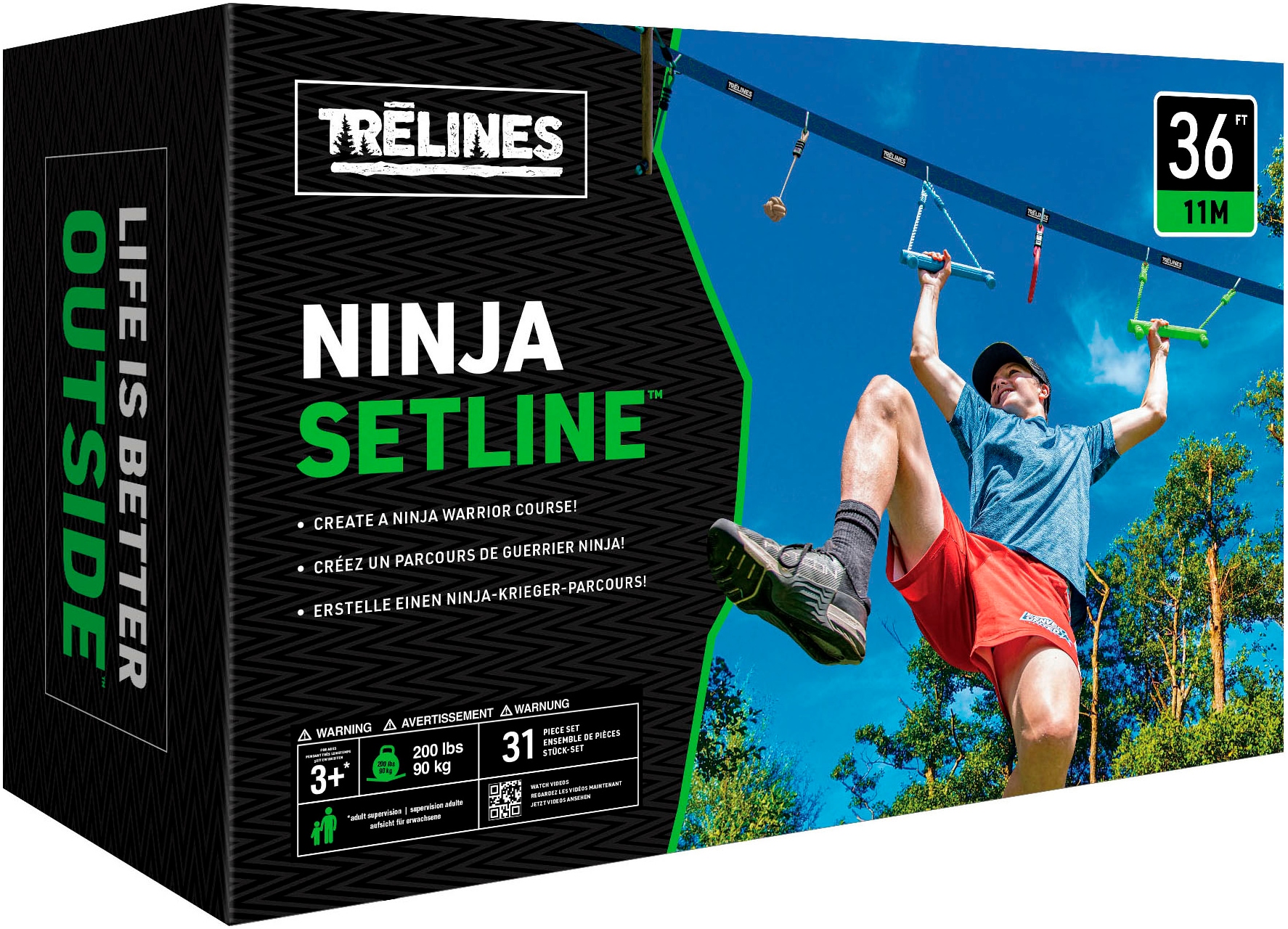 Einzelschaukel »Ninja Abenteuer Kletter-Set, 10 Meter«