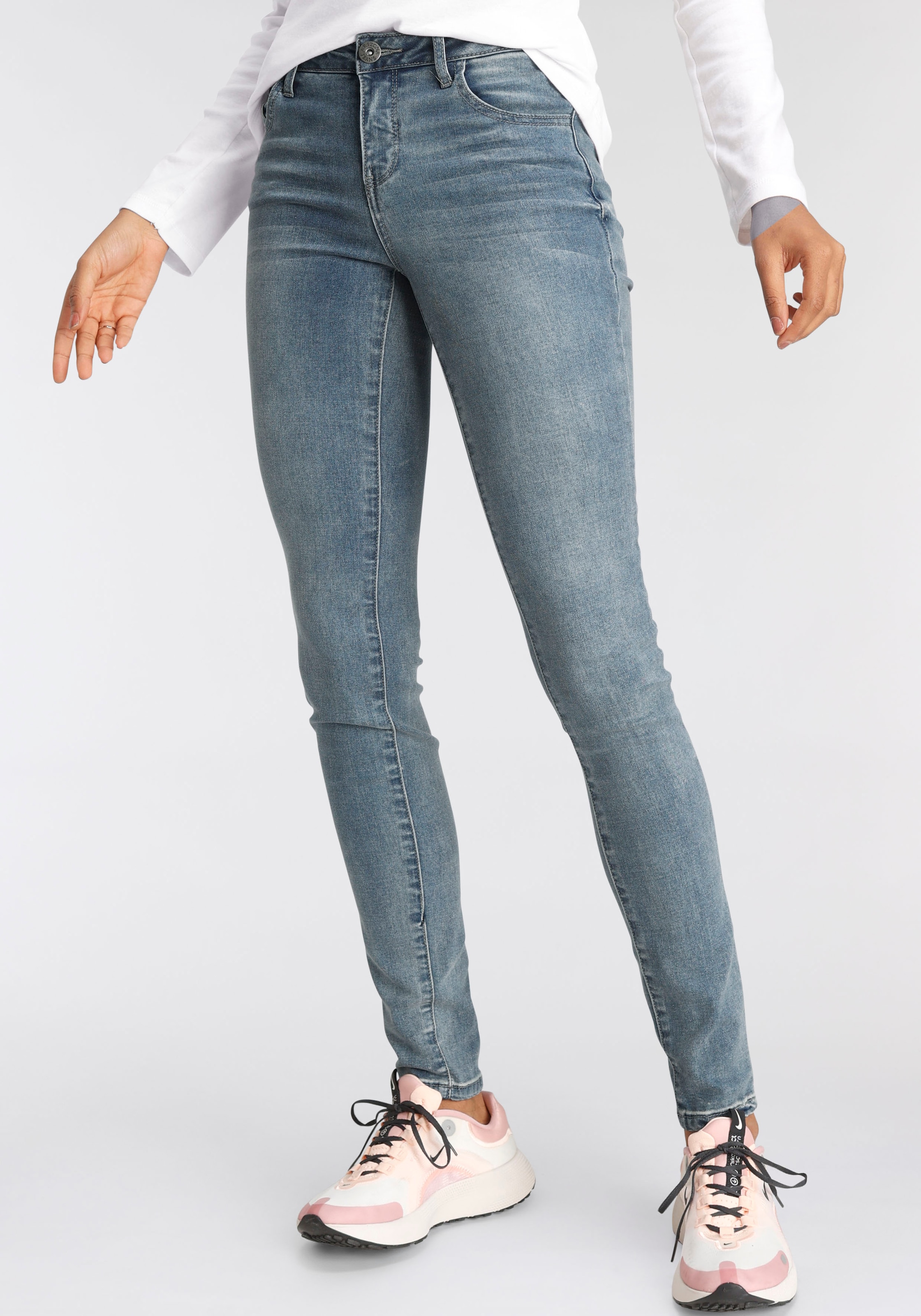 Skinny-fit-Jeans »Ultra-Stretch«, Arizona Mid Waist online bestellen