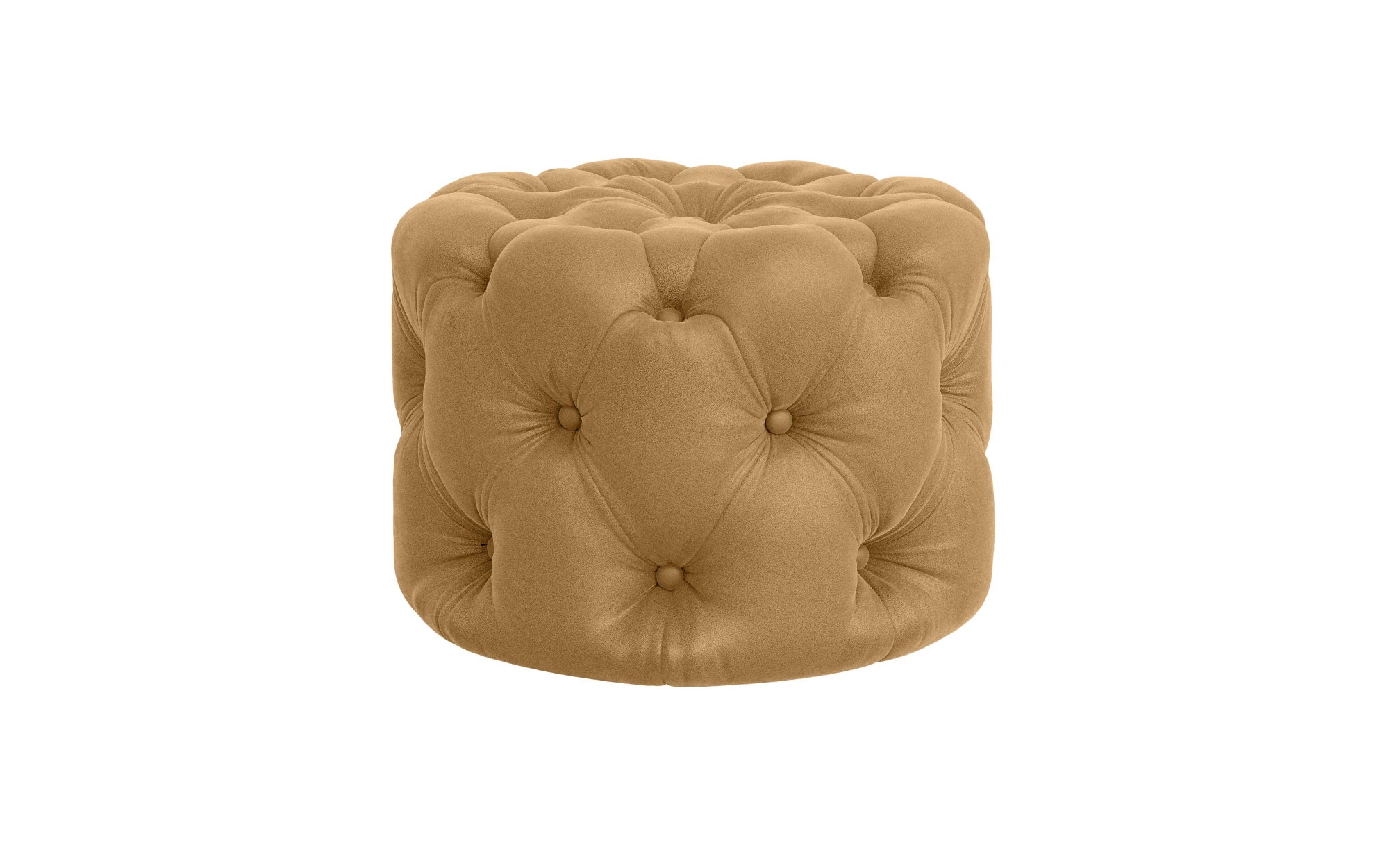 Places of Style Hocker »FOLLINA«, Polsterhocker mit klassischer Chesterfiel günstig online kaufen