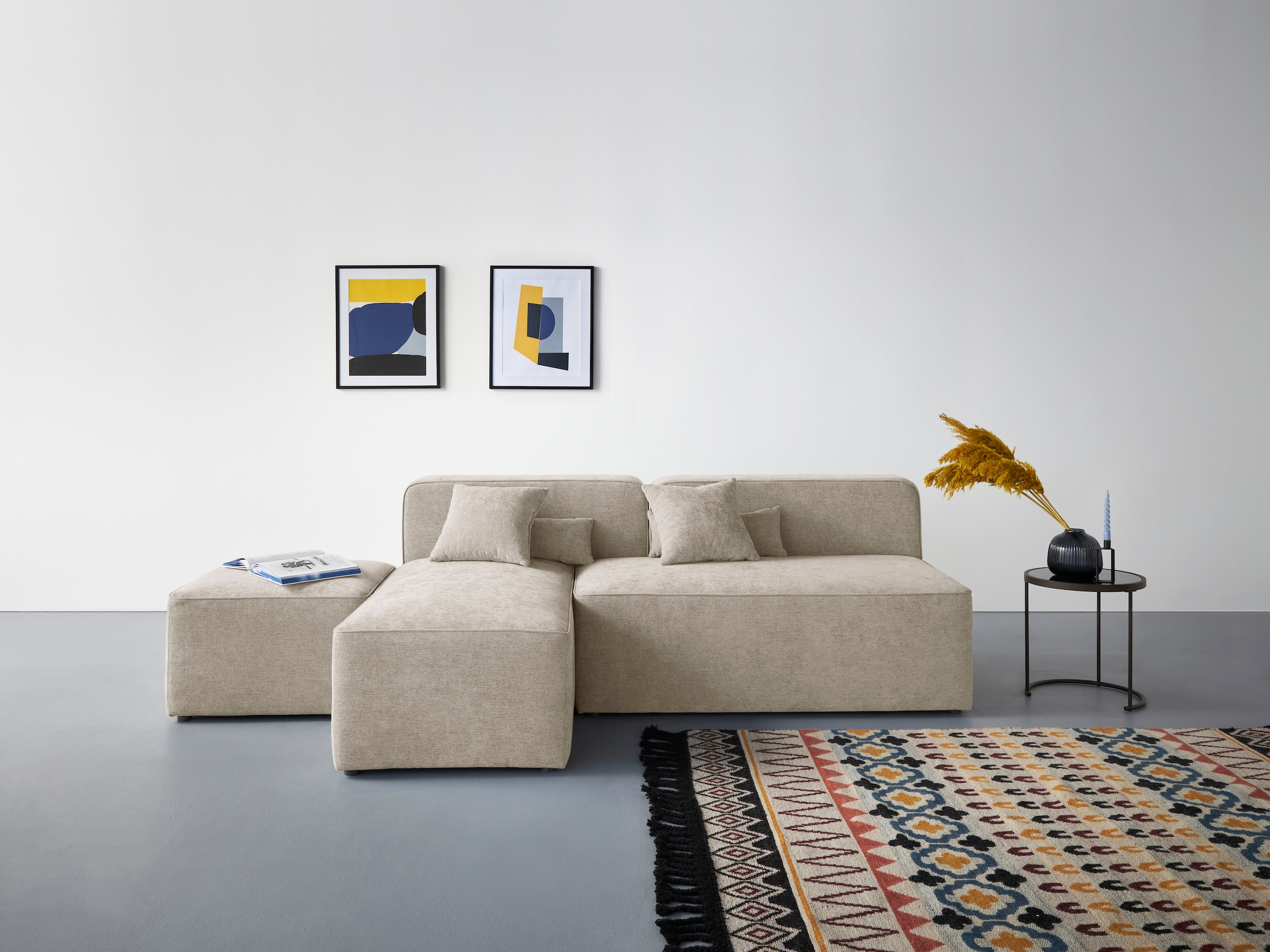 andas Ecksofa »Sundstrup L-Form«, Modulserie, individuelle Zusammenstellung