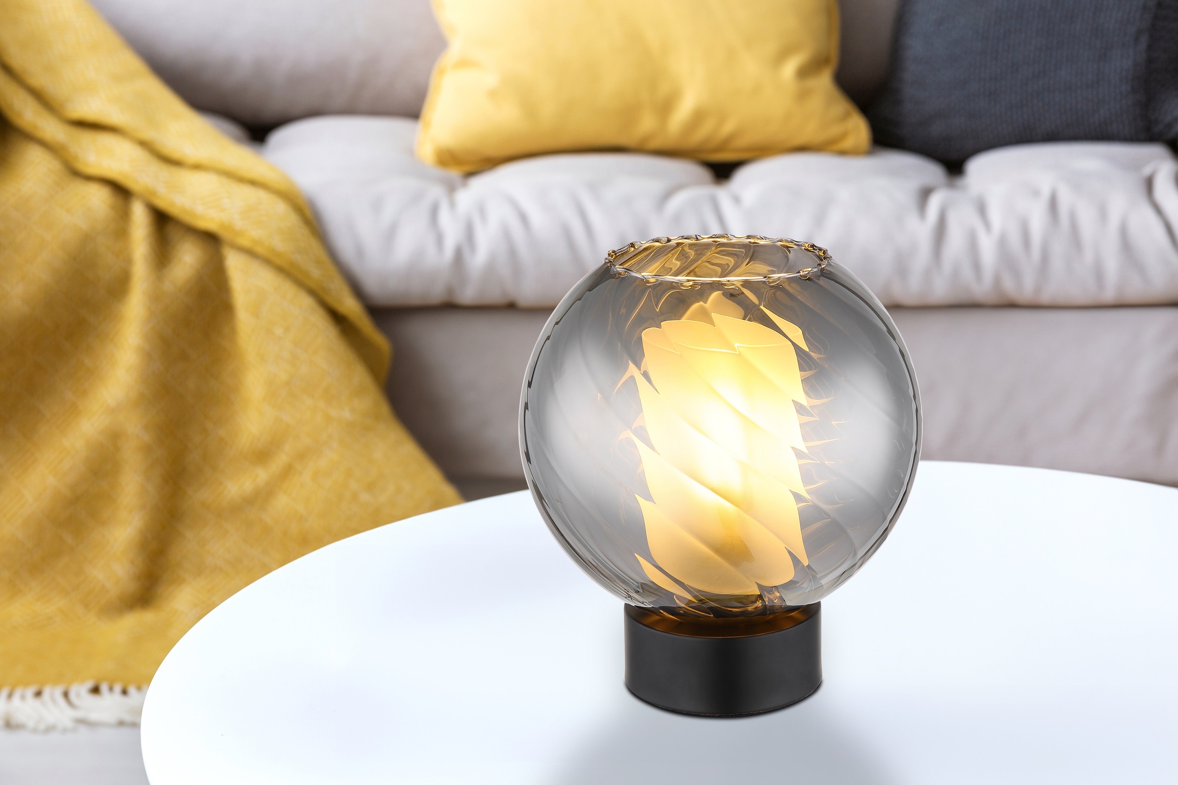 NOWA Tischleuchte »ULF« E27 1 Stk. Tischlampe Nachttischlampe Deko-Tischleu günstig online kaufen