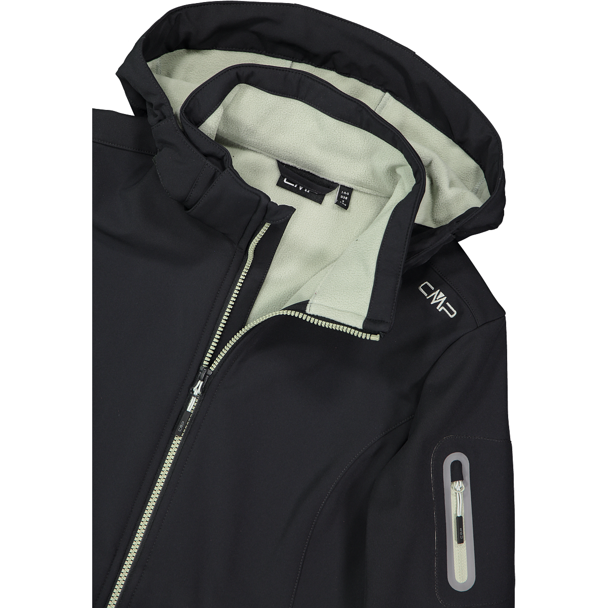 CMP Softshelljacke »WOMAN JACKET DET HOOD« mit Kapuze mit Kapuze, wind- und wasserabweisend