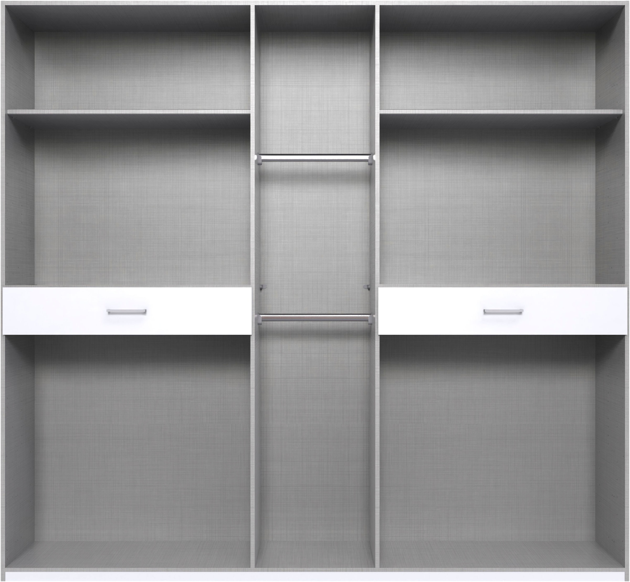 Wimex Drehtürenschrank »Tibet Kleiderschrank mit sehr viel Stauraum, große Farbauswahl« mit jeweils 2 Schubladen auf bequemer Zugriffshöhe, in 3 Breiten