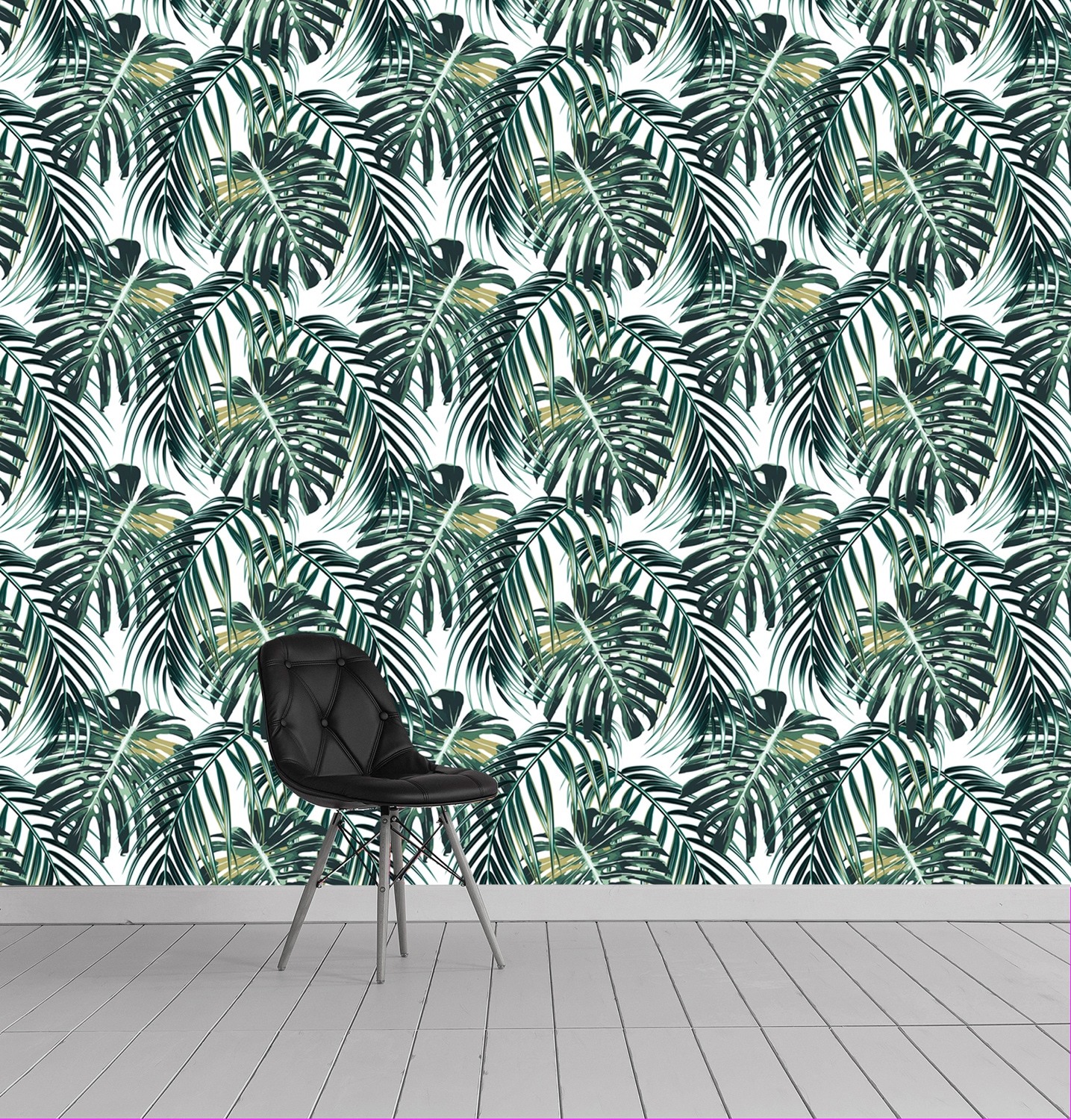 queence Vinyltapete »Gesa« Motiv | bedruckt | botanisch | geblümt | gemustert | natürlich glatt 90x250cm, selbstklebend, kinderleichte Anbringung, , Sticker