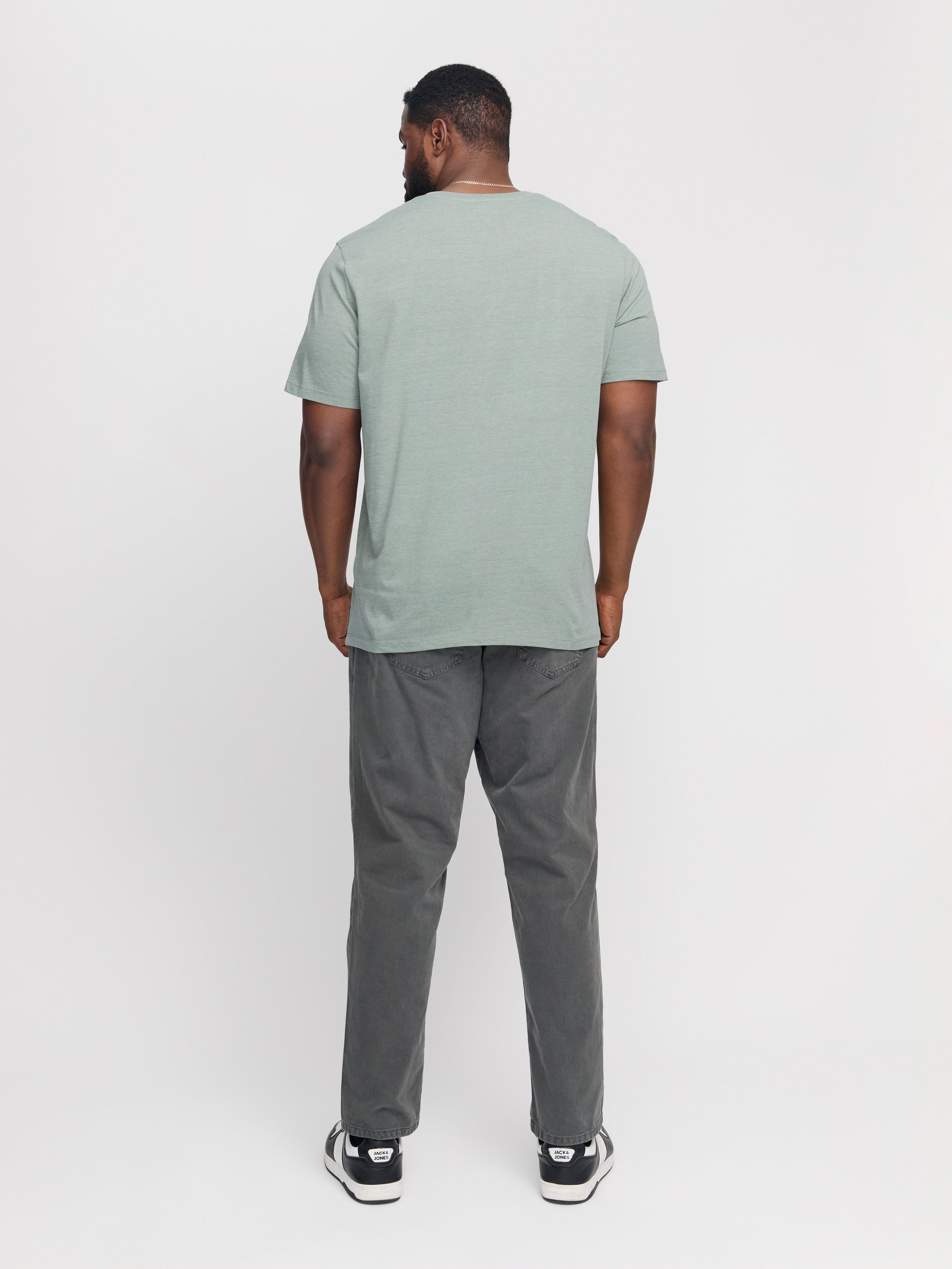 Jack & Jones PlusSize T-Shirt »JJELOGO TEE SS O-NECK 2 COL AW24 S PLS«, mit Frontprint