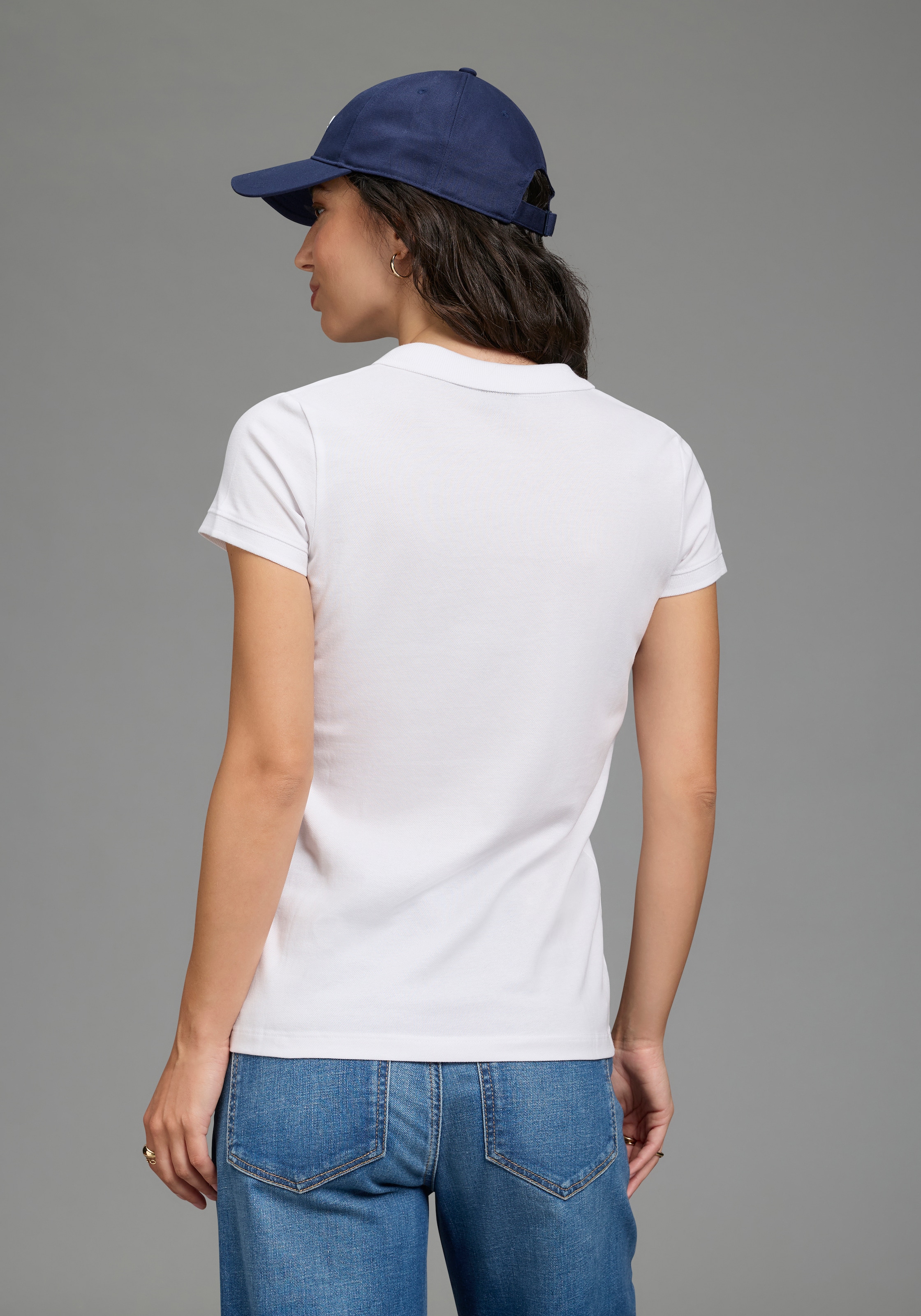 H.I.S Poloshirt 2er-Pack,  Kurzarm,  figurbetonte Passform,  mit klassischem Polokragen