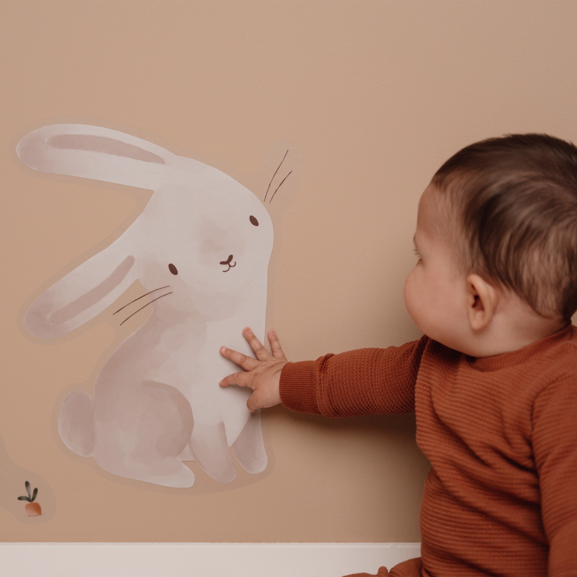 LITTLE DUTCH Wandsticker »Baby Bunny«, (Set), Selbstklebend (2x - 42x30cm)