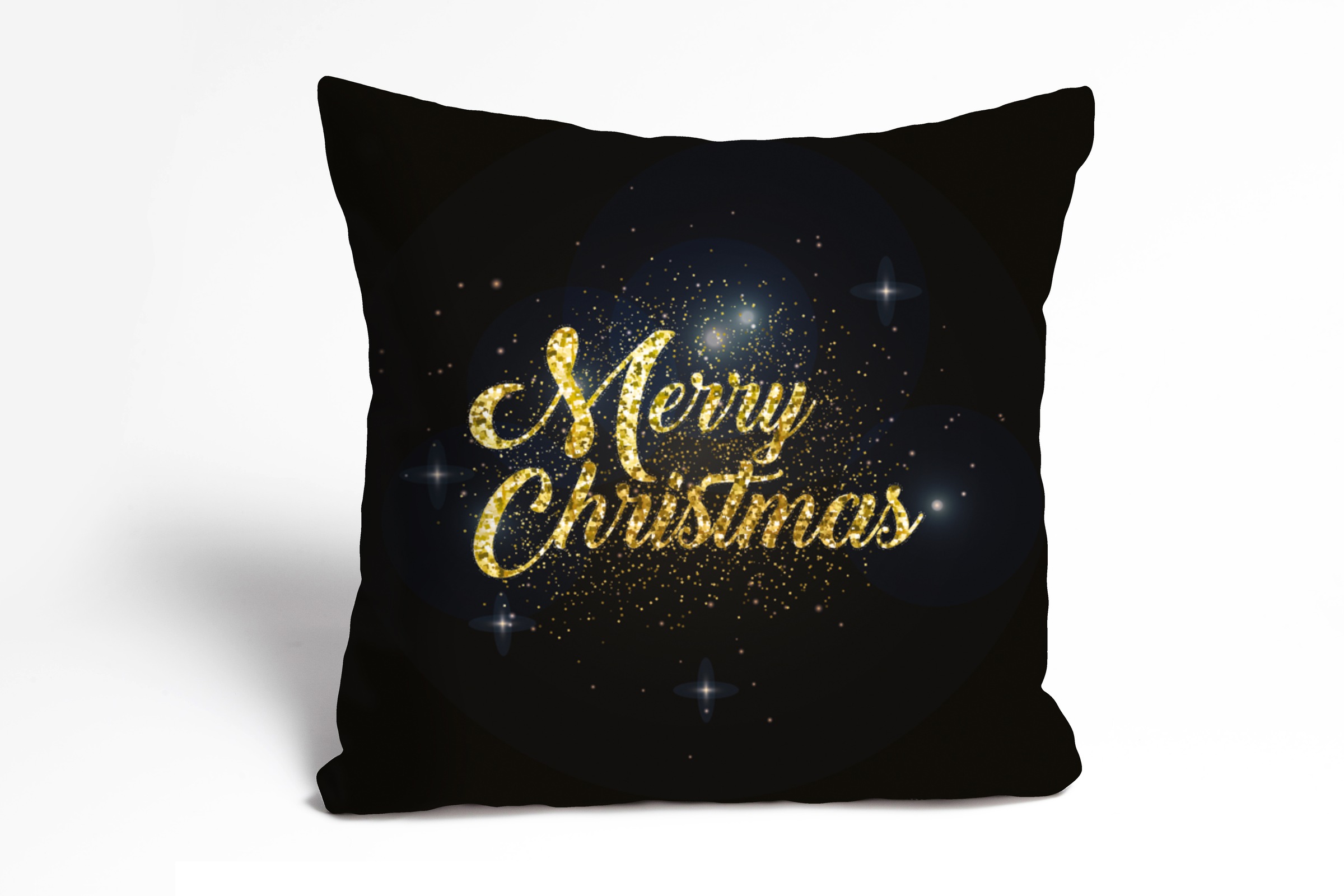queence Dekokissen »Sternenhimmel«, Kissenhülle,Merry Christmas,Schwarz,Wei günstig online kaufen