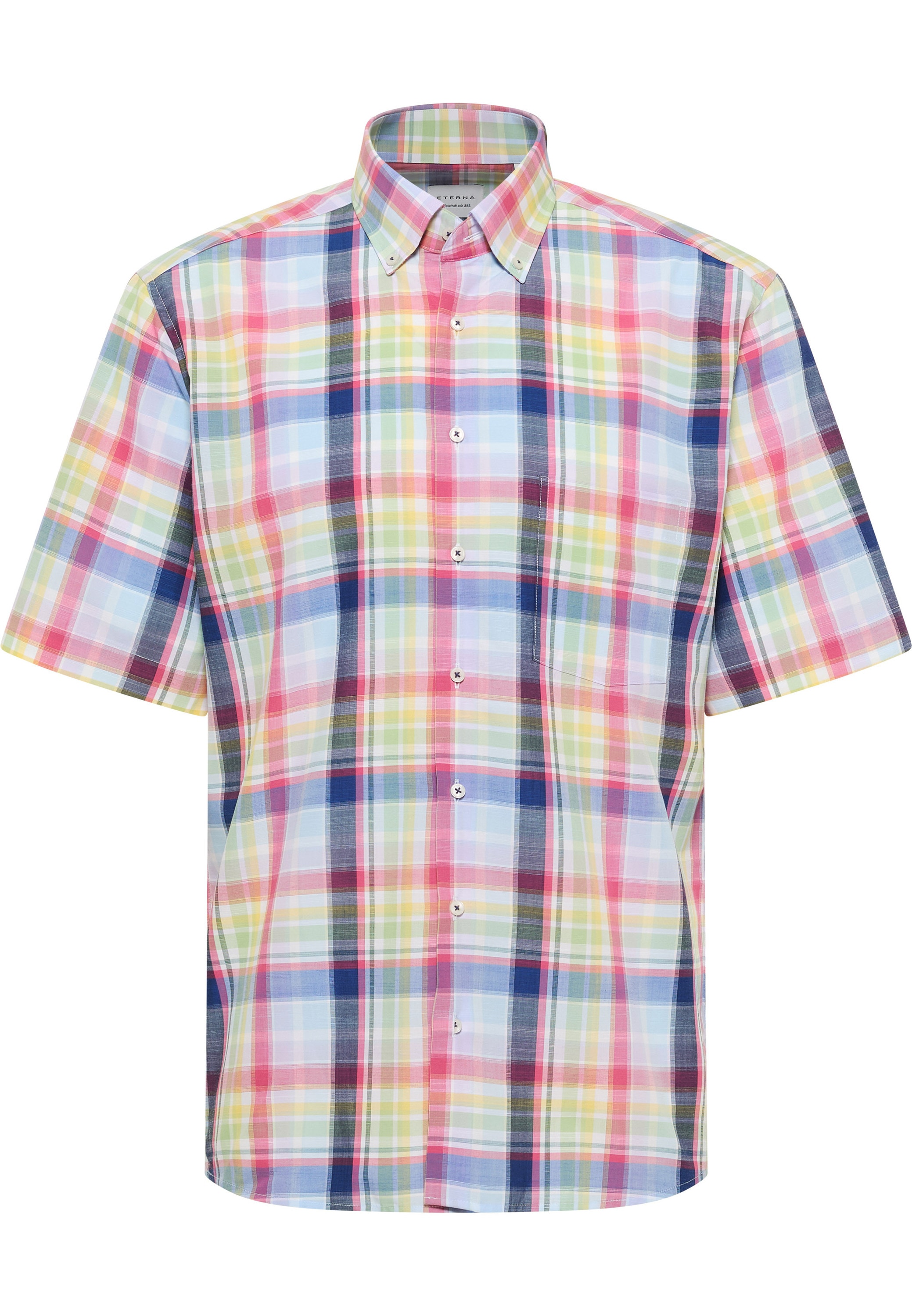 Eterna Kurzarmhemd »MODERN FIT« EASY IRON (bügelleicht)