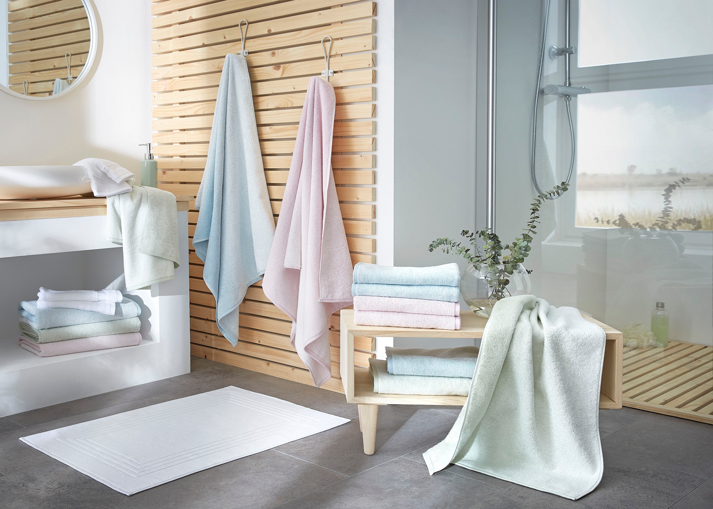 Dyckhoff Handtuch Set »Motion« Set 6 Stk. Walkfrottier Made in Germany; 4 H günstig online kaufen