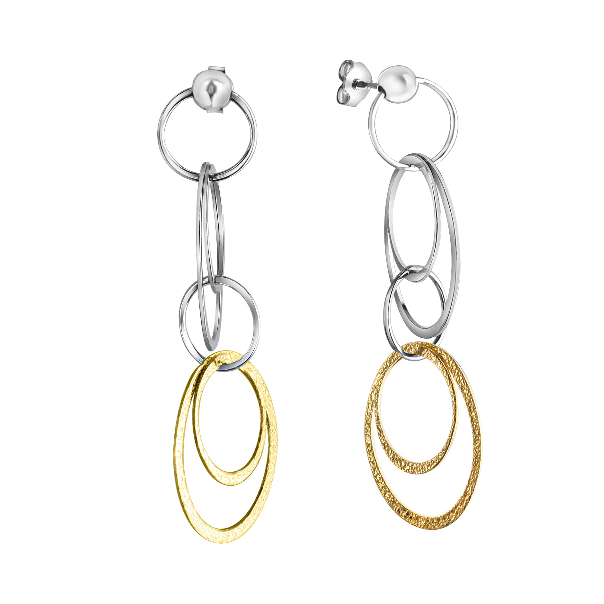 Silber Ohrhänger Paar zweifarbig« kaufen im »925 CELESTA Online-Shop