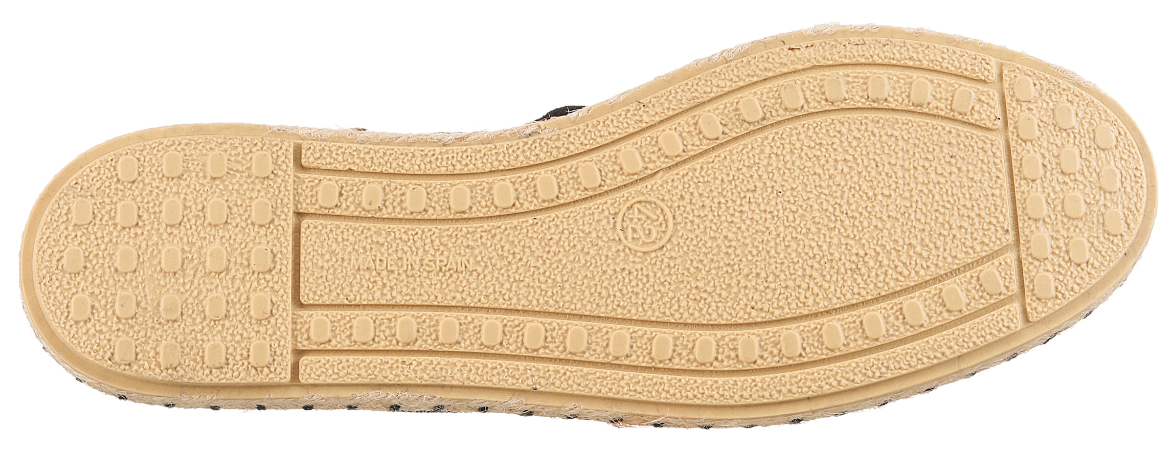 VERBENAS Espadrille »CARMEN SERRAJE«  Sommerschuh, Schlappen mit Jute-Rahmen