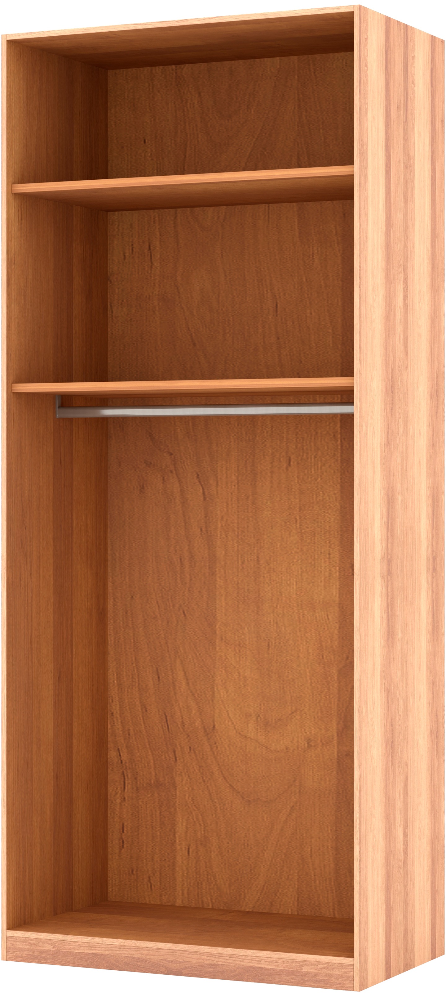 Musterring Drehtürenschrank »Sorrent, Kleiderschrank, Schrank, teilmassiv Eiche«, (mit Türdämpfern, in 5 Breiten & 2 Höhen, extra Böden, MADE IN GERMANY), Türen Eiche massiv oder als Parsol-Bronze-Spiegel, verschiedene Maße