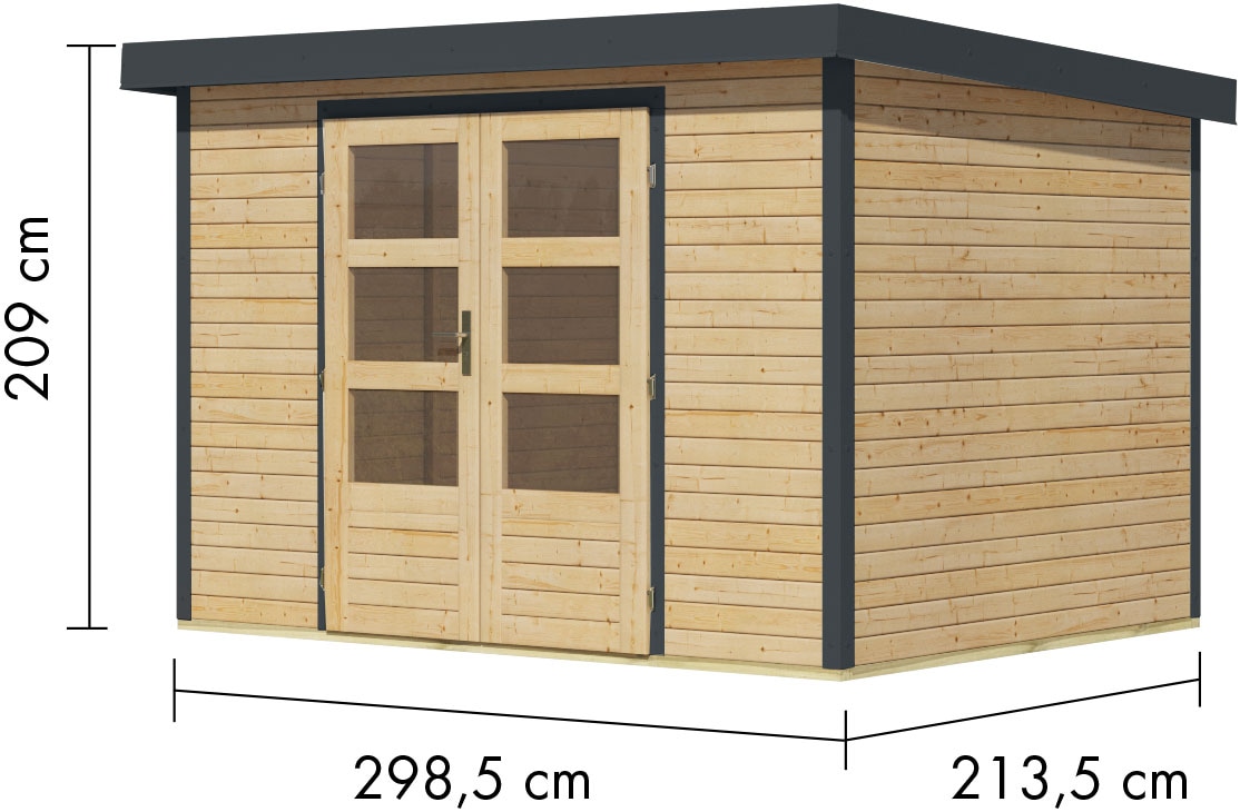Karibu Gartenhaus »Jupiterino 4, in verschiedenen Farben«