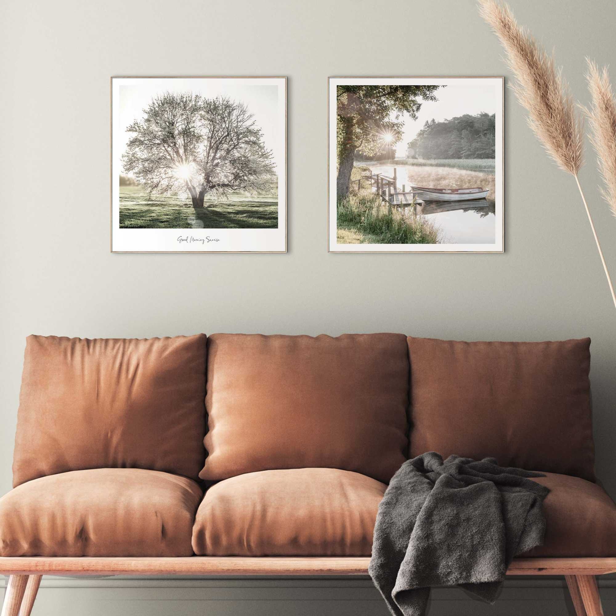 Reinders! Poster »Nature Vibe«, Home Office - Grün - MDF - Landschaften - 5 günstig online kaufen