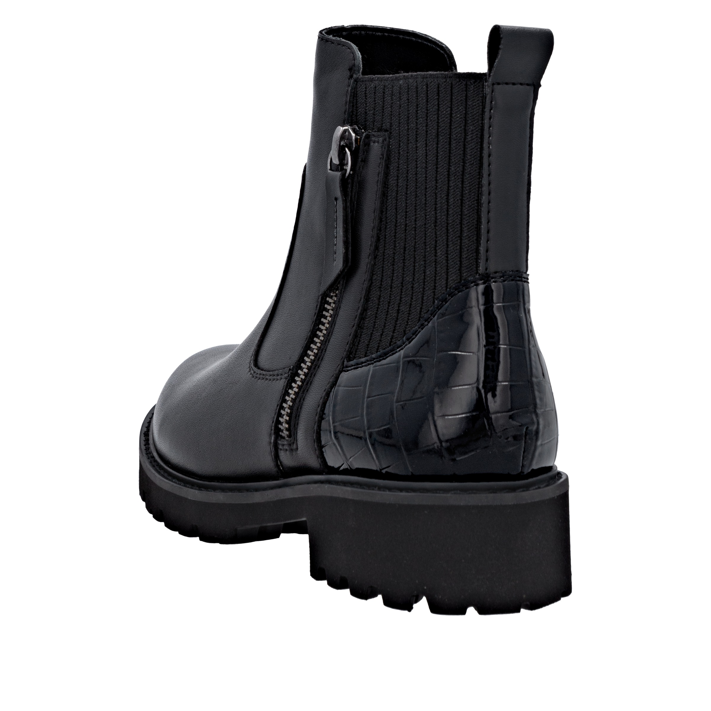 Remonte Chelseaboots, Stiefelette, Boots, Profilsohle, Blockabsatz, mit Innenreißverschluss