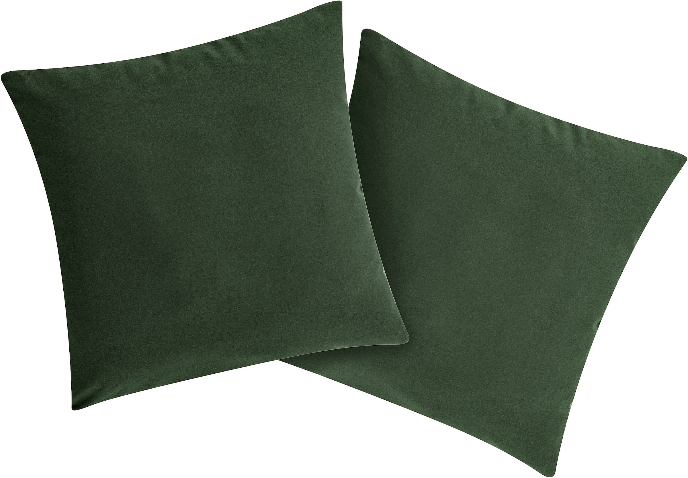 Bruno Banani Dekokissen »Lagan« 2-er Set, einfarbig,  Kissenhüllen ohne Füllung, 40 x 40 cm,