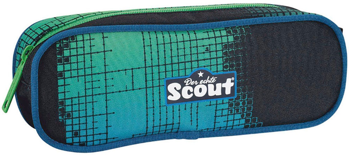 Scout Schulranzen »Alpha Movie Star, mit LED-Display, Blue Pixel«, Retroreflektierende Flächen-LED-Display-Reflektoren, mit Powerbank, enthält recyceltes Material
