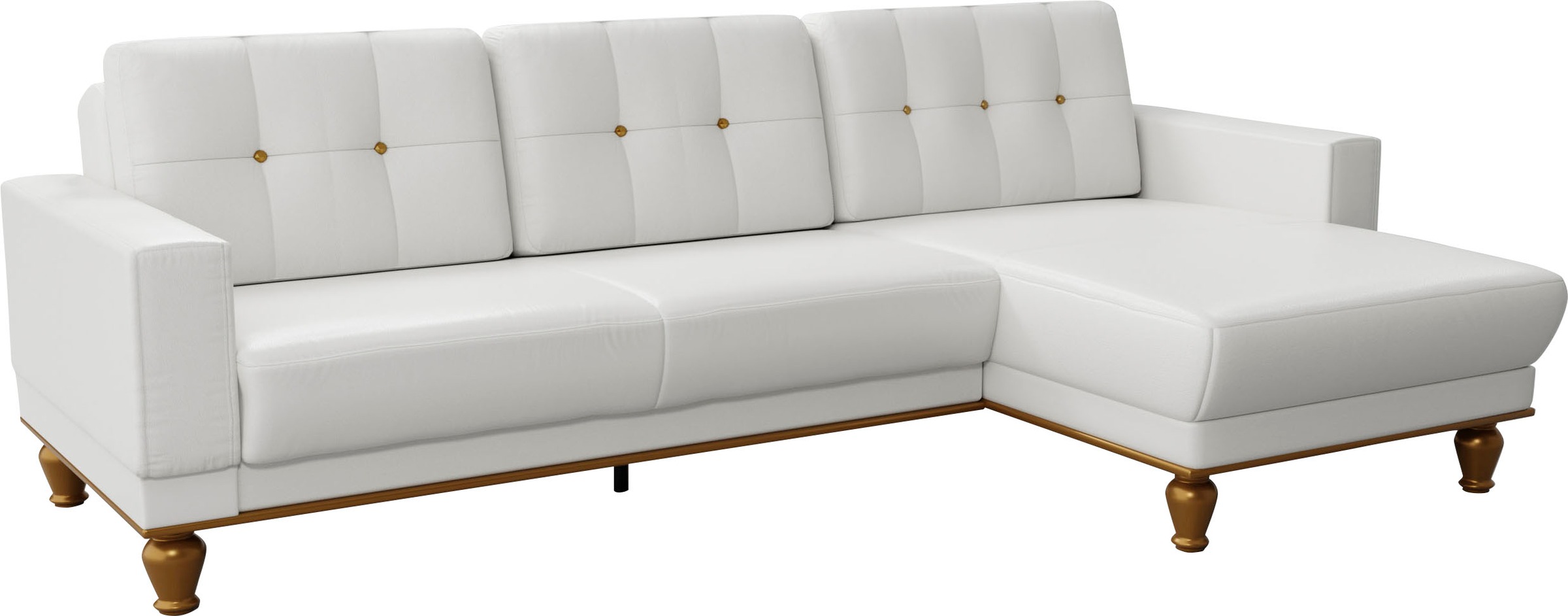 sit&more Ecksofa »Orient 5 L-Form«, mit Strass-Stein, wahlweise mit Bettfunktion und Bettkasten