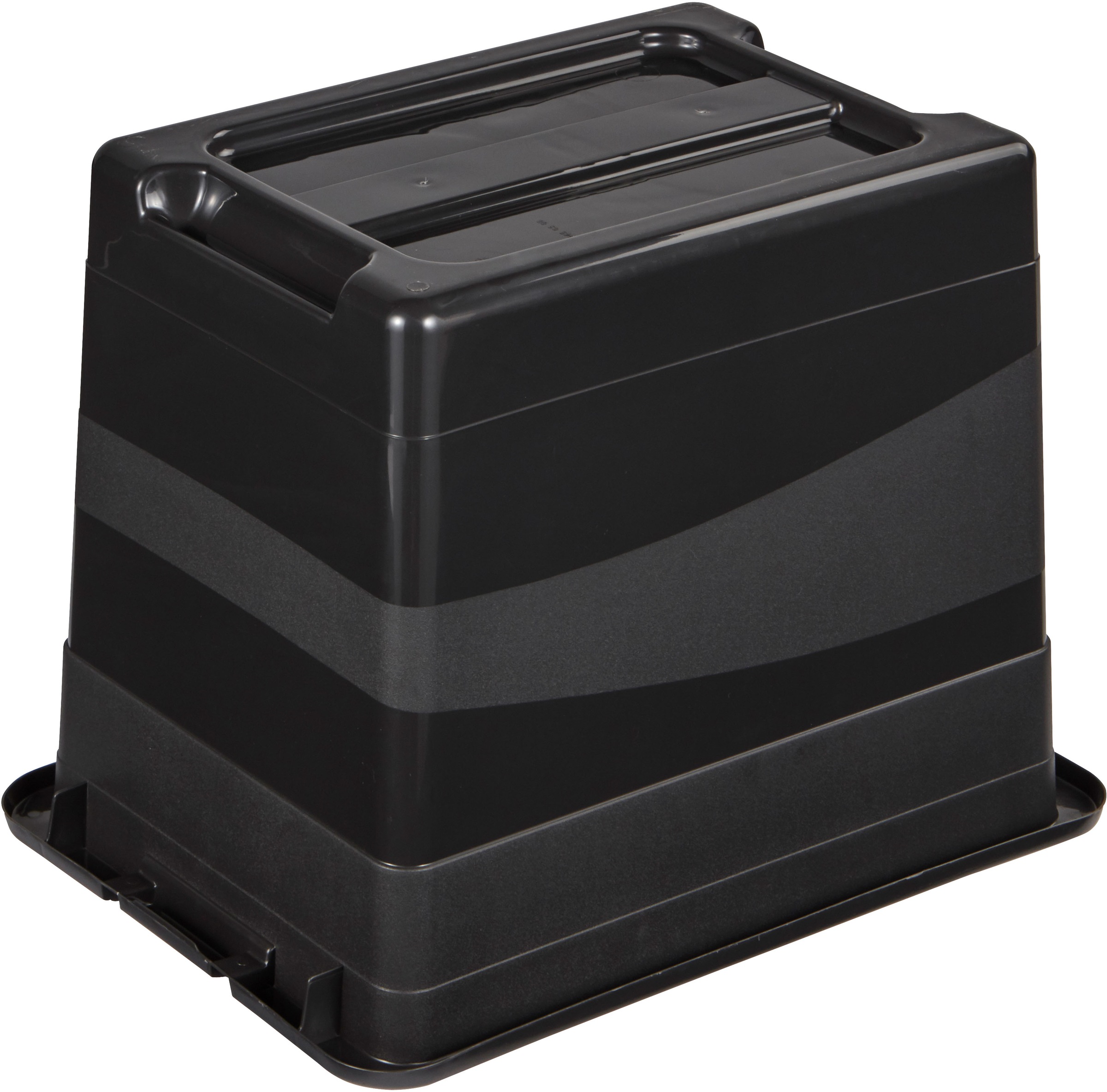 keeeper Transportbehälter »eckhart, 5er Set Transporbox, 24 L, 39,5 x 29,5 x 30 cm« 29,5 cm breit 30 cm hoch 39,5 cm lang Set, 5 Stk. tlg. seitl. Clips, Griffe am Boden, stoßfeste Seitenwände, robuster Deckel