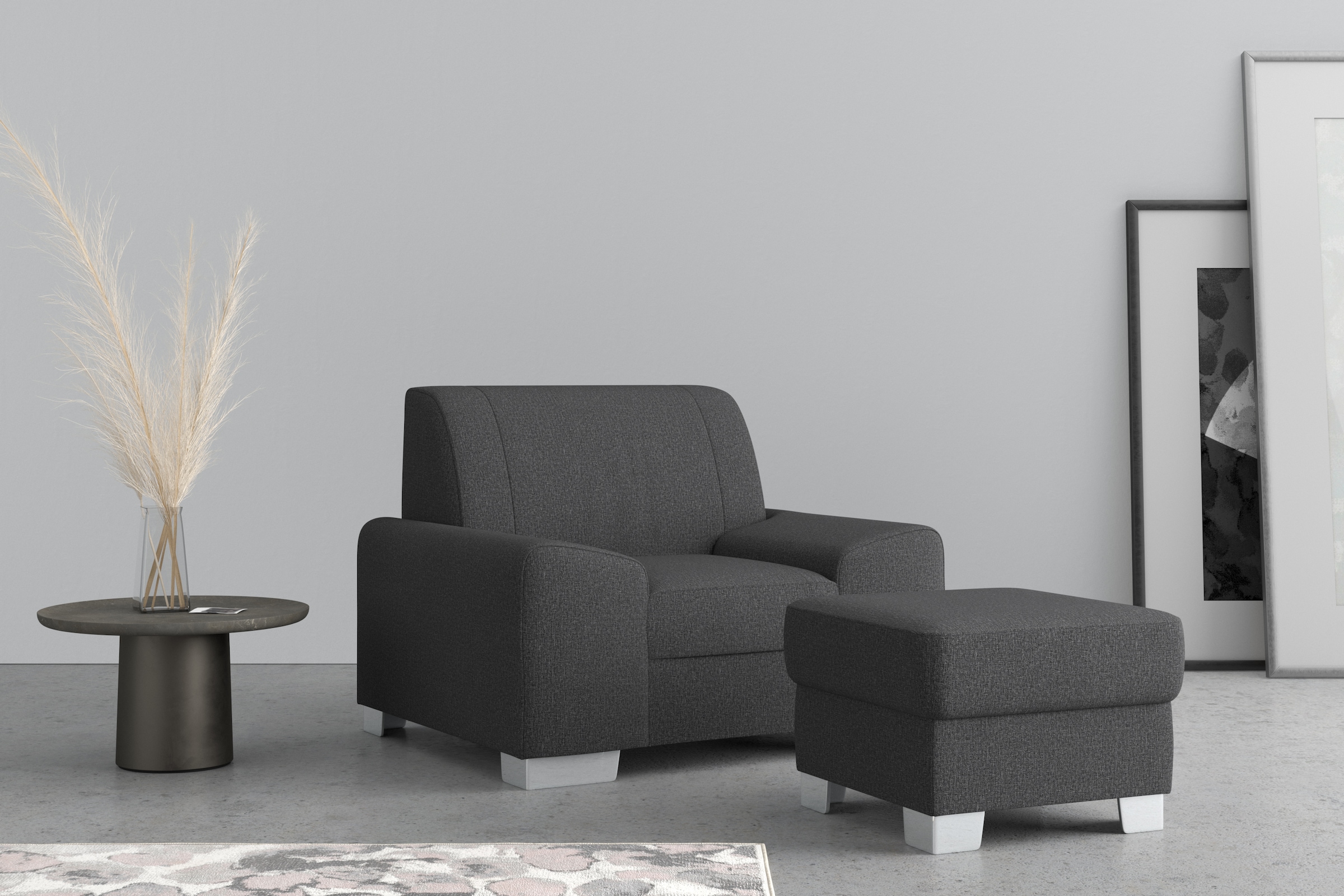 DOMO collection Sessel »Anzio«, wahlweise mit Federkern
