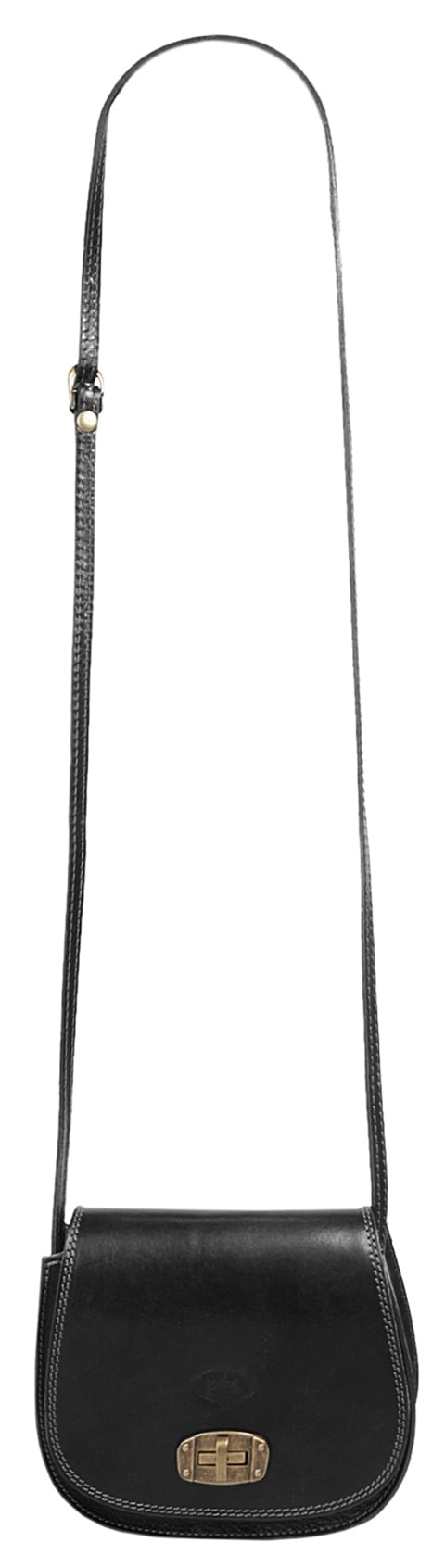Piké Umhängetasche, echt Leder, Made in Italy