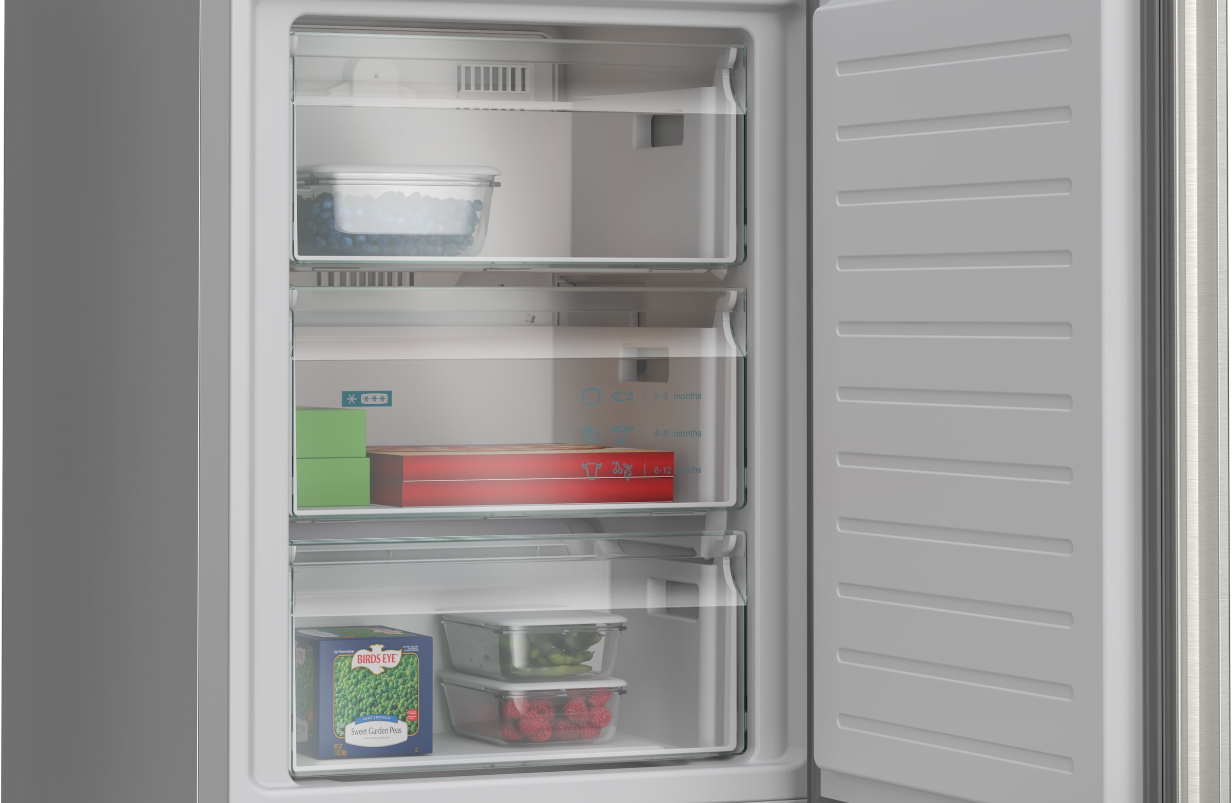 SIEMENS Kühl-/Gefrierkombination iQ300 »KG36NVICG« 186 cm hoch 60 cm breit hyperFresh System für frisches Obst und Gemüse sowie Total noFrost