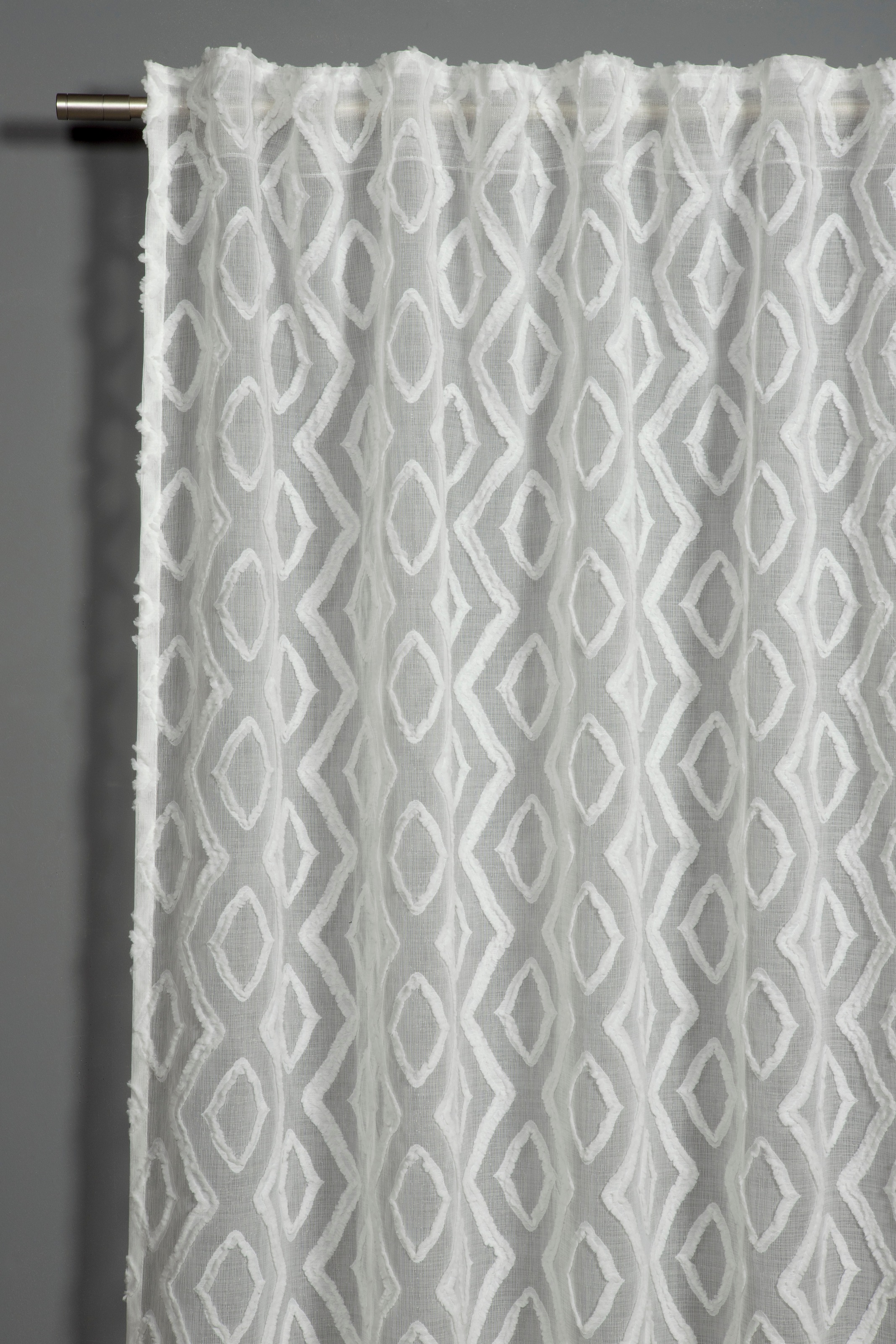 Sehlbach Gardine »Schal Scherli« Schlaufen 1 Stk. tlg. mit Gardinenband und günstig online kaufen