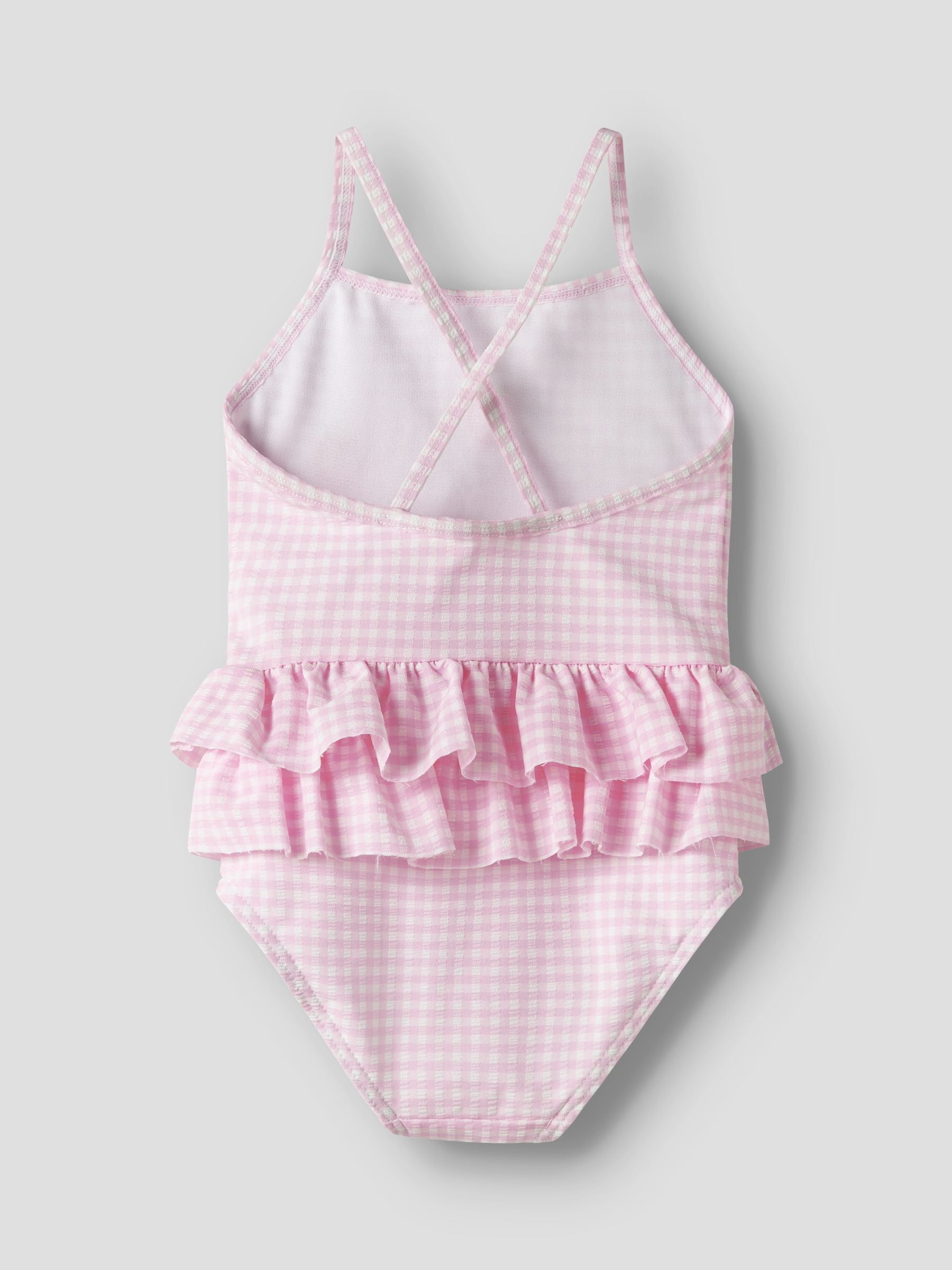 Name It Badeanzug »NMFZAMMER SWIMSUIT« mit Stickerei und Rüschen