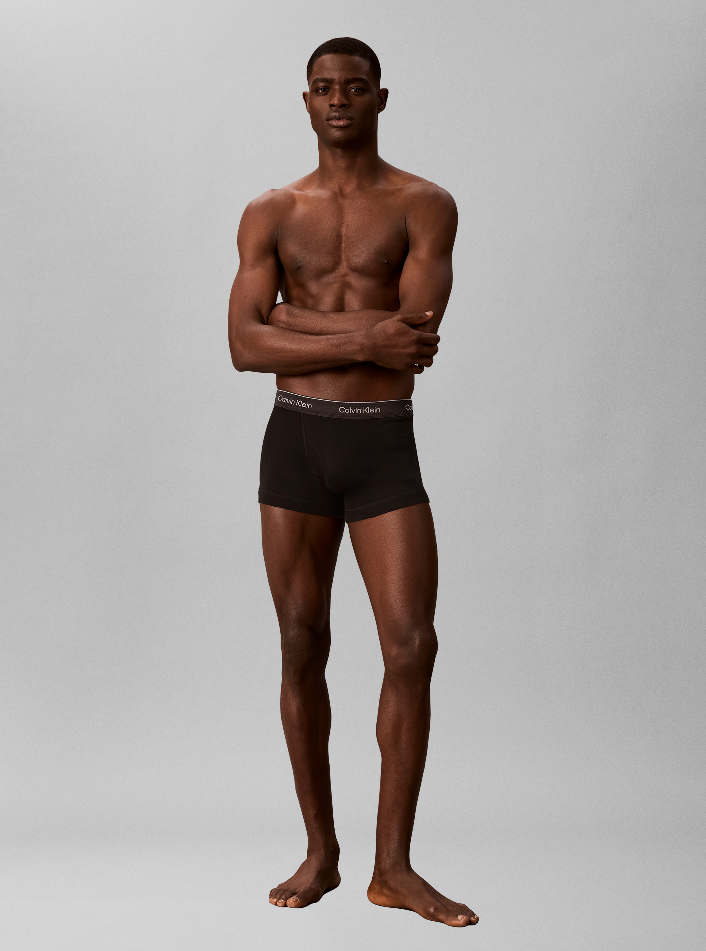 Calvin Klein Underwear »TRUNK 3PK« Packung, 3er-Pack,  mit Logo-Elastikbund