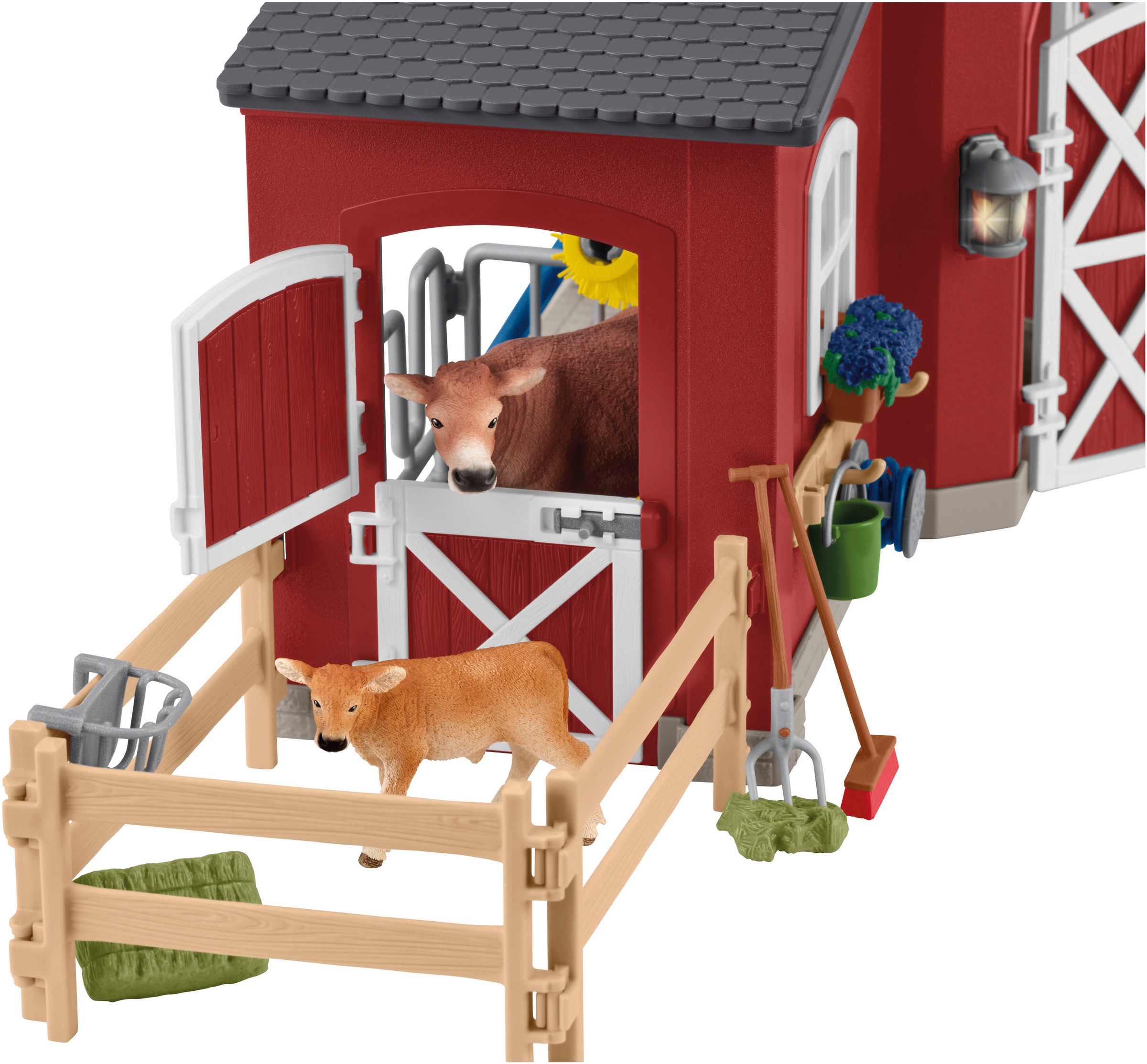 Schleich® Spielwelt »FARM WORLD, Große Farm rot (42606)«, Made in Europe