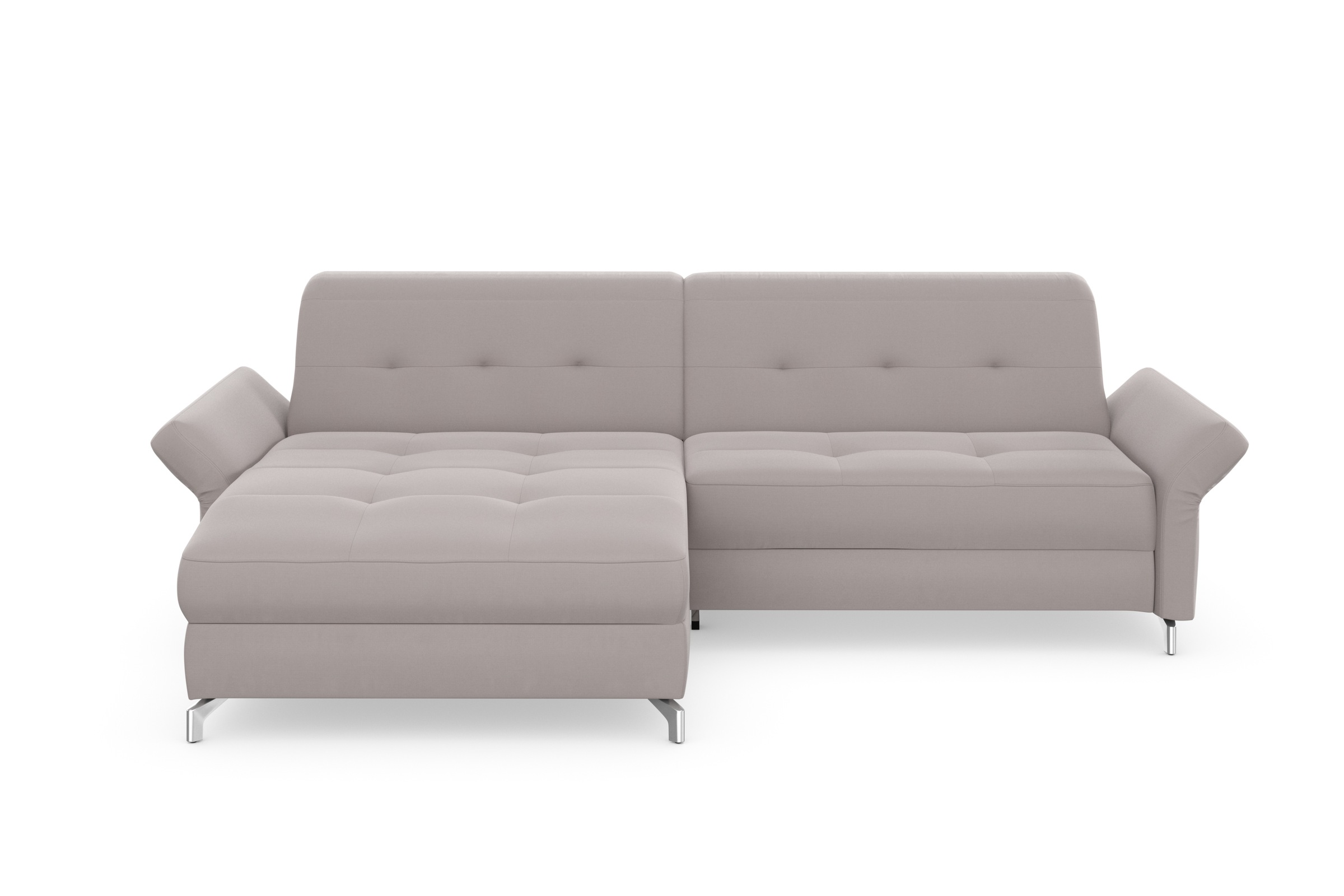 Home affaire Ecksofa »Maredo L-Form« Federkern, wahlweise auch mit Kopfteil günstig online kaufen