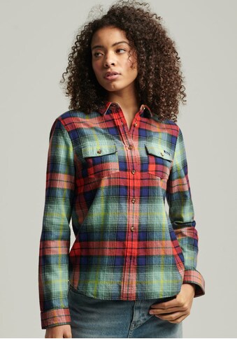 Superdry Karobluse, Klassisches Lumberjack-Hemd aus Bio-Baumwolle kaufen
