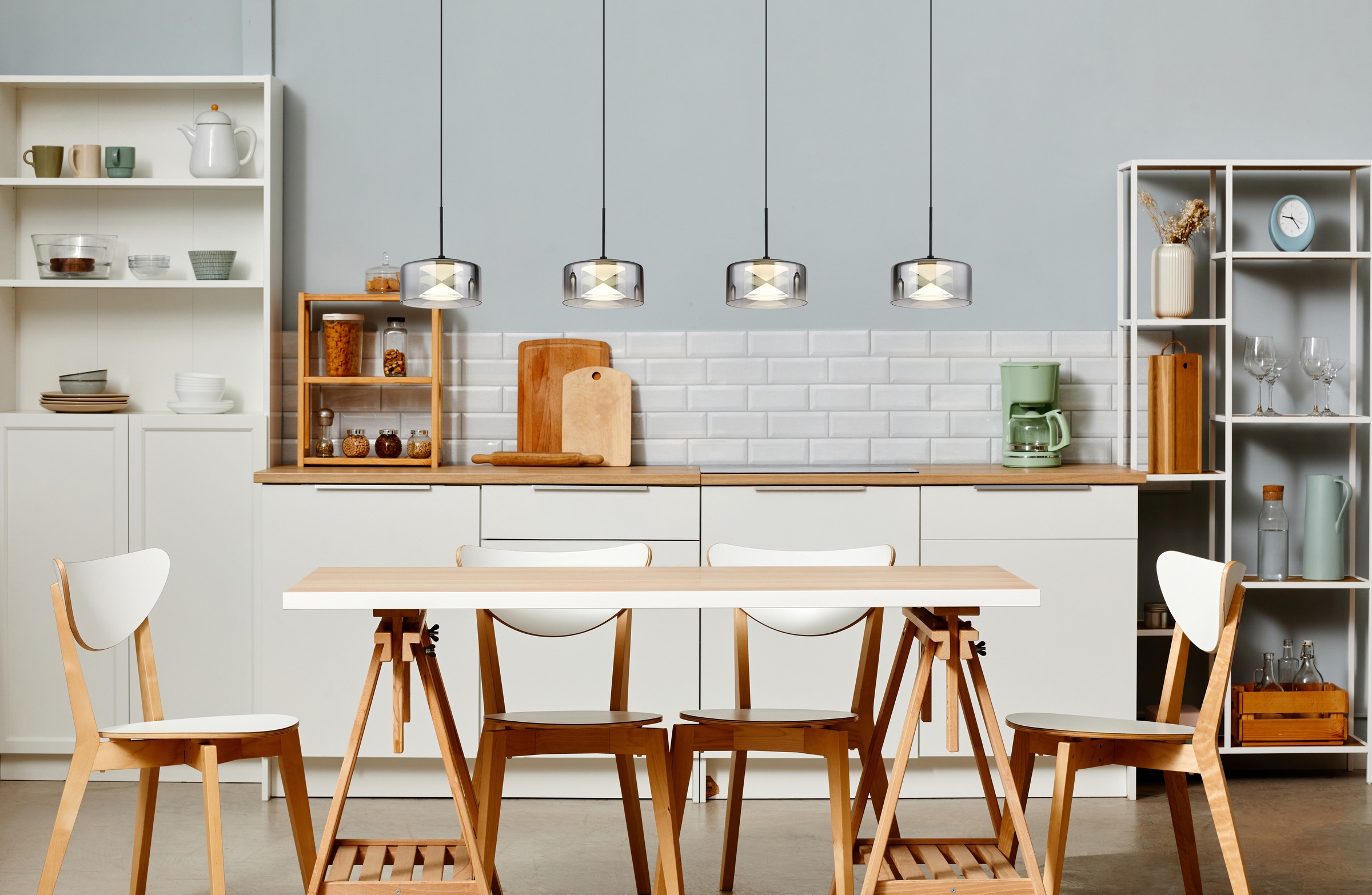 GLOBO LIGHTING LED Pendelleuchte »BELINDA« LED-Modul 1 Stk. Tageslichtweiß günstig online kaufen