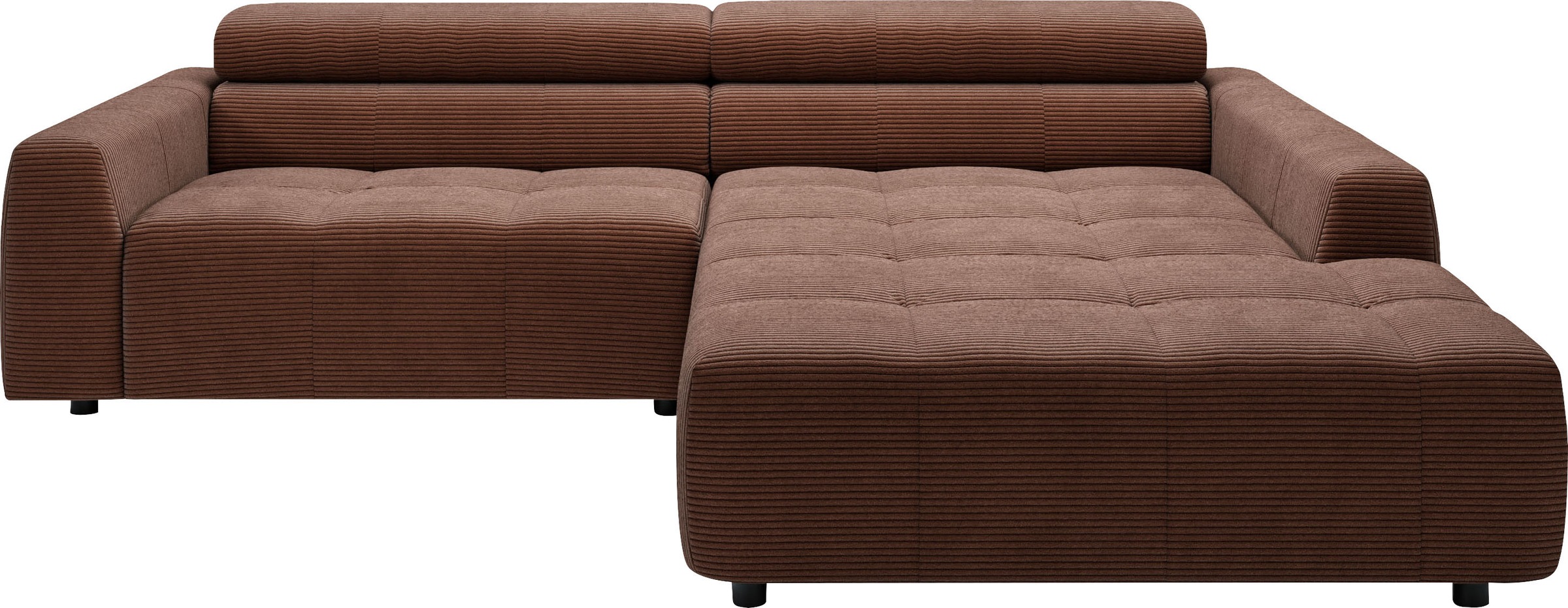 3C Candy Ecksofa »Denver auch mit Cord- und Easy care-Bezug, Kopfteilverste günstig online kaufen