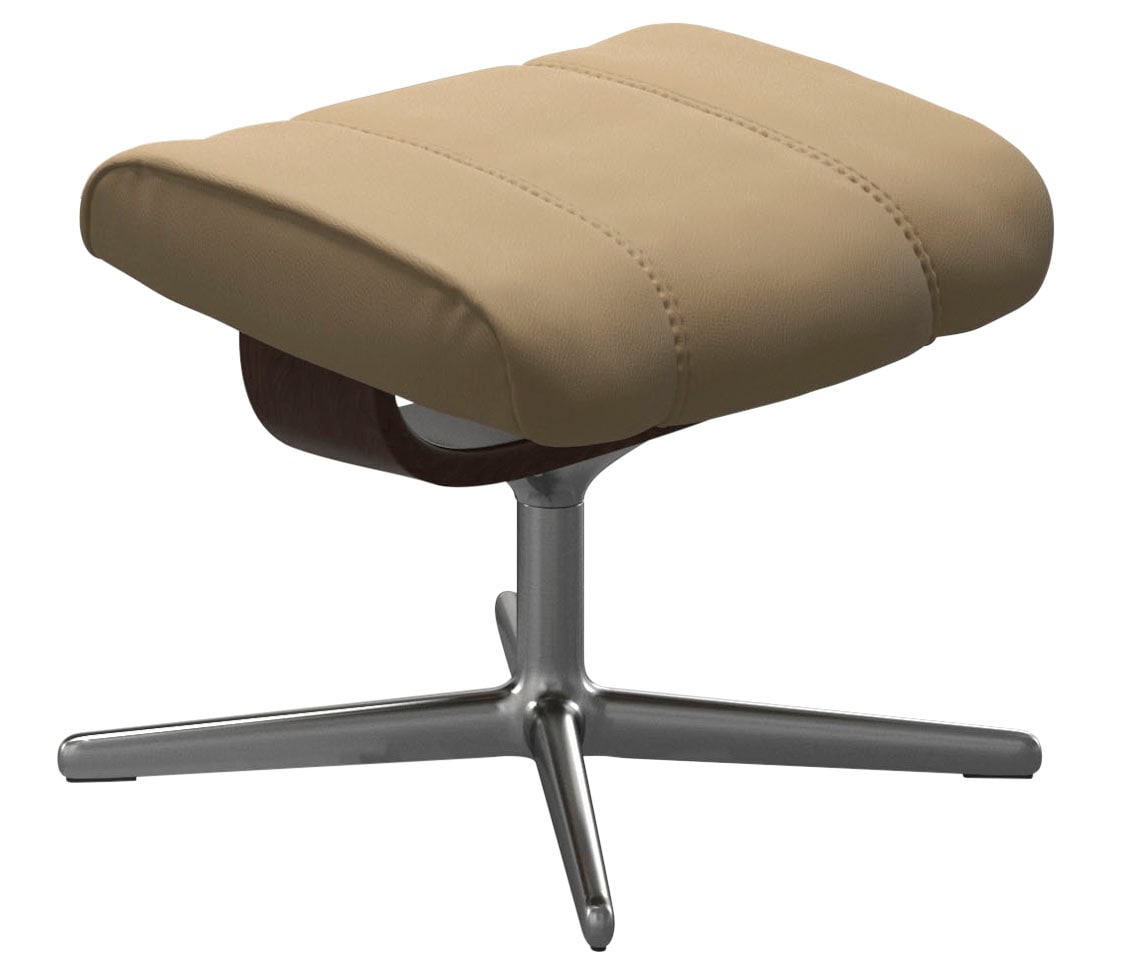 Stressless® Fußhocker »Consul«, mit Cross Base, Größe S, M & L, Holzakzent Braun