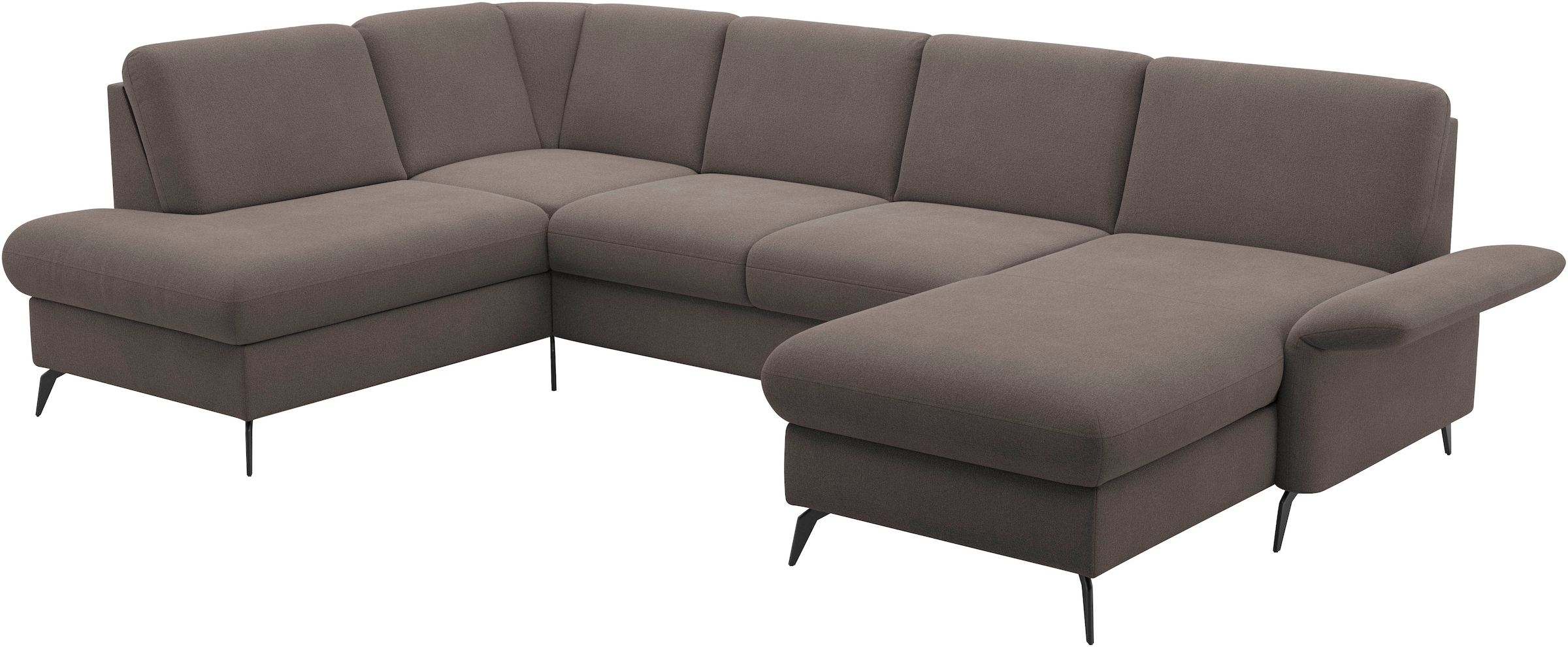 Home affaire Wohnlandschaft »Rochelle«, optional: Armteilverstellung, klappbar, Bettkasen